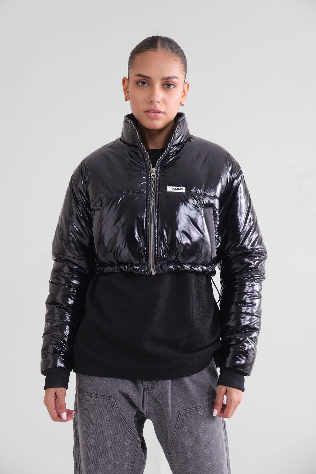 Puffer jacket vinyl best sale