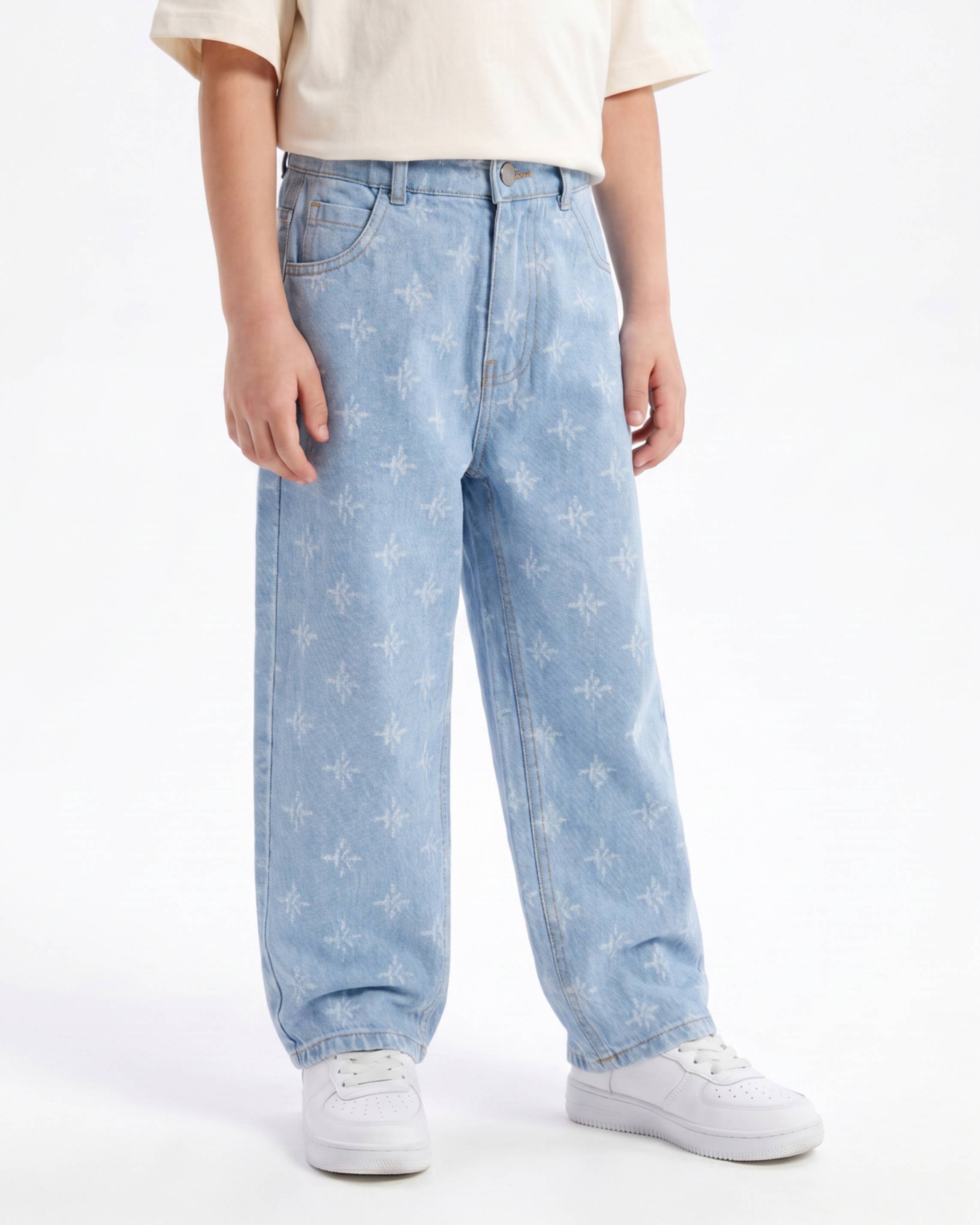 Emblem Denim Jeans - Kids