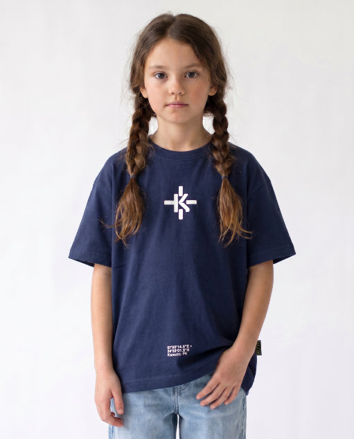 Indigo Blue Klimt Emblem - Kids
