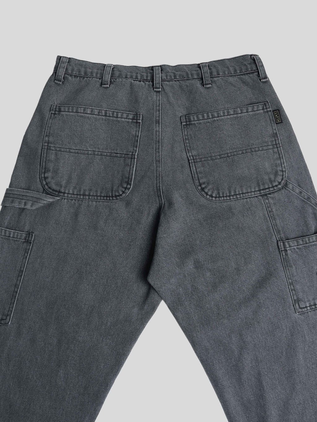 Double Knee Engraved Denim Jeans