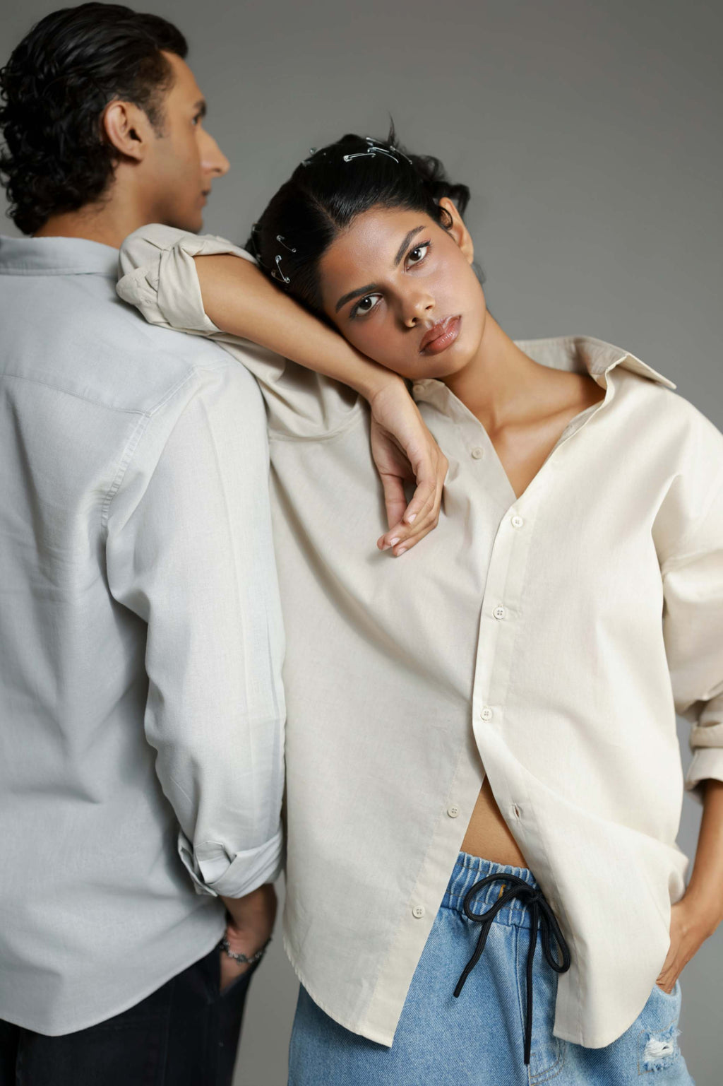 Linen Shirt - Beige