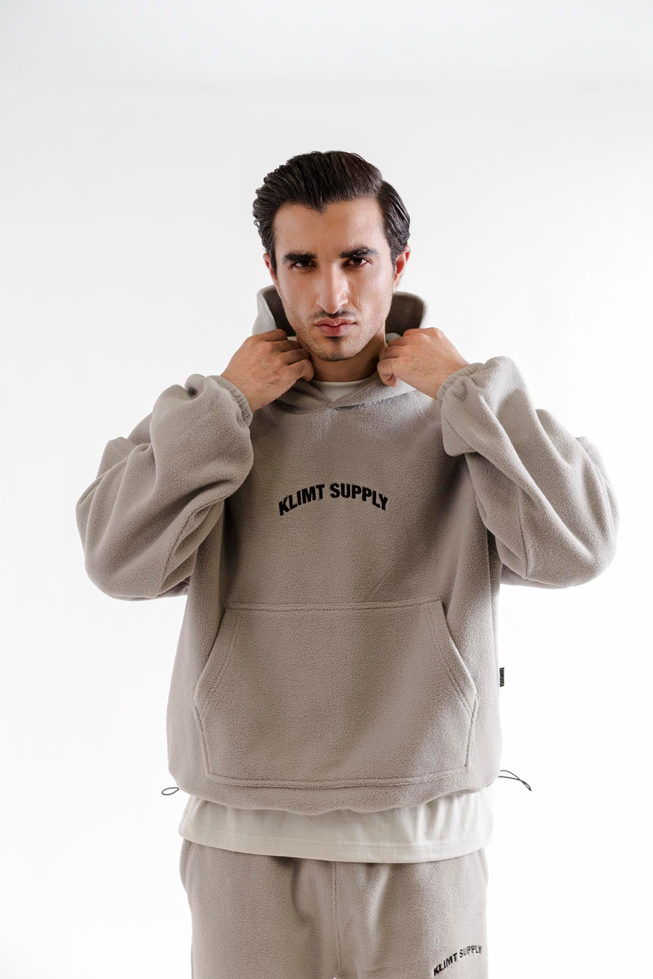 Klimt Fleece Hoodie - Grey