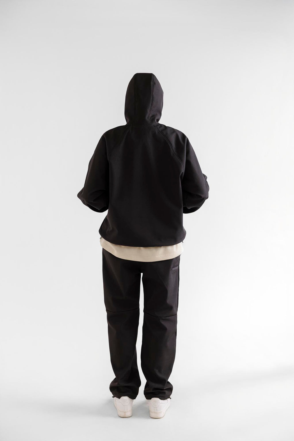 Water Repellent Tech Fleece Tracks - Black