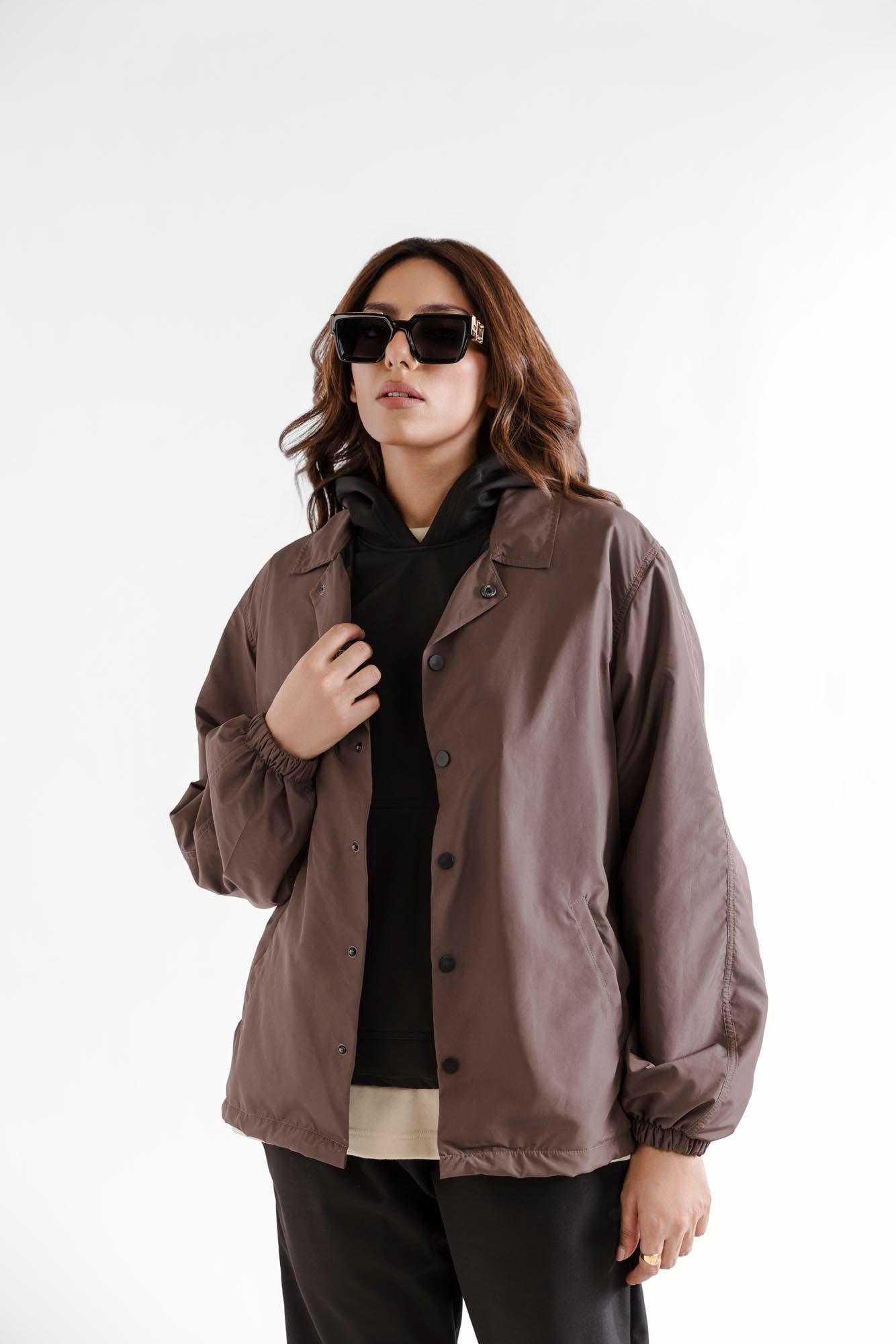 Letterman Shacket - 2 Colours