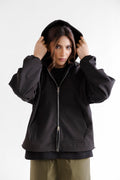 Perfect Zipper Hoodie - Black