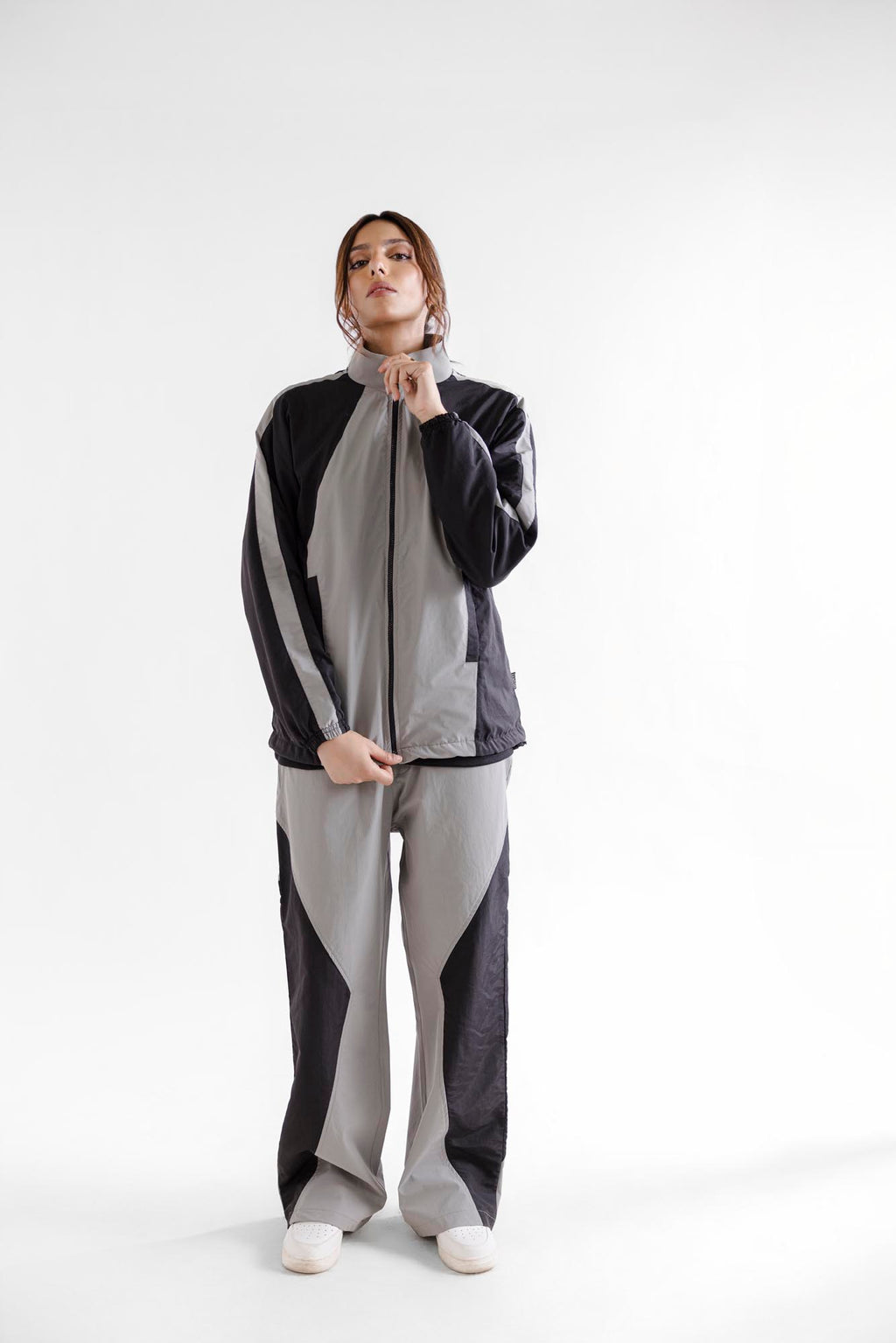 Colour Block Trousers