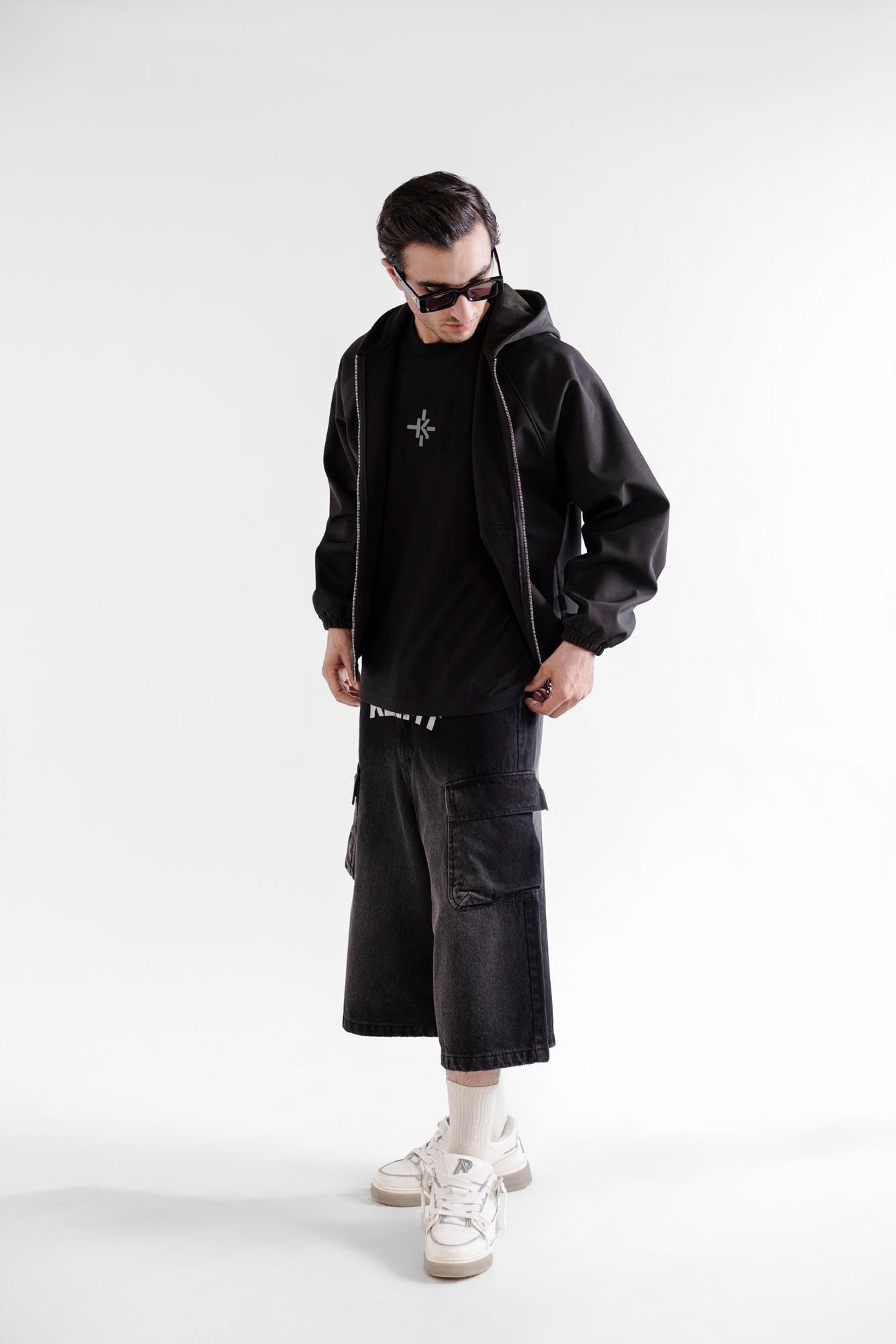 Perfect Zipper Hoodie - Black