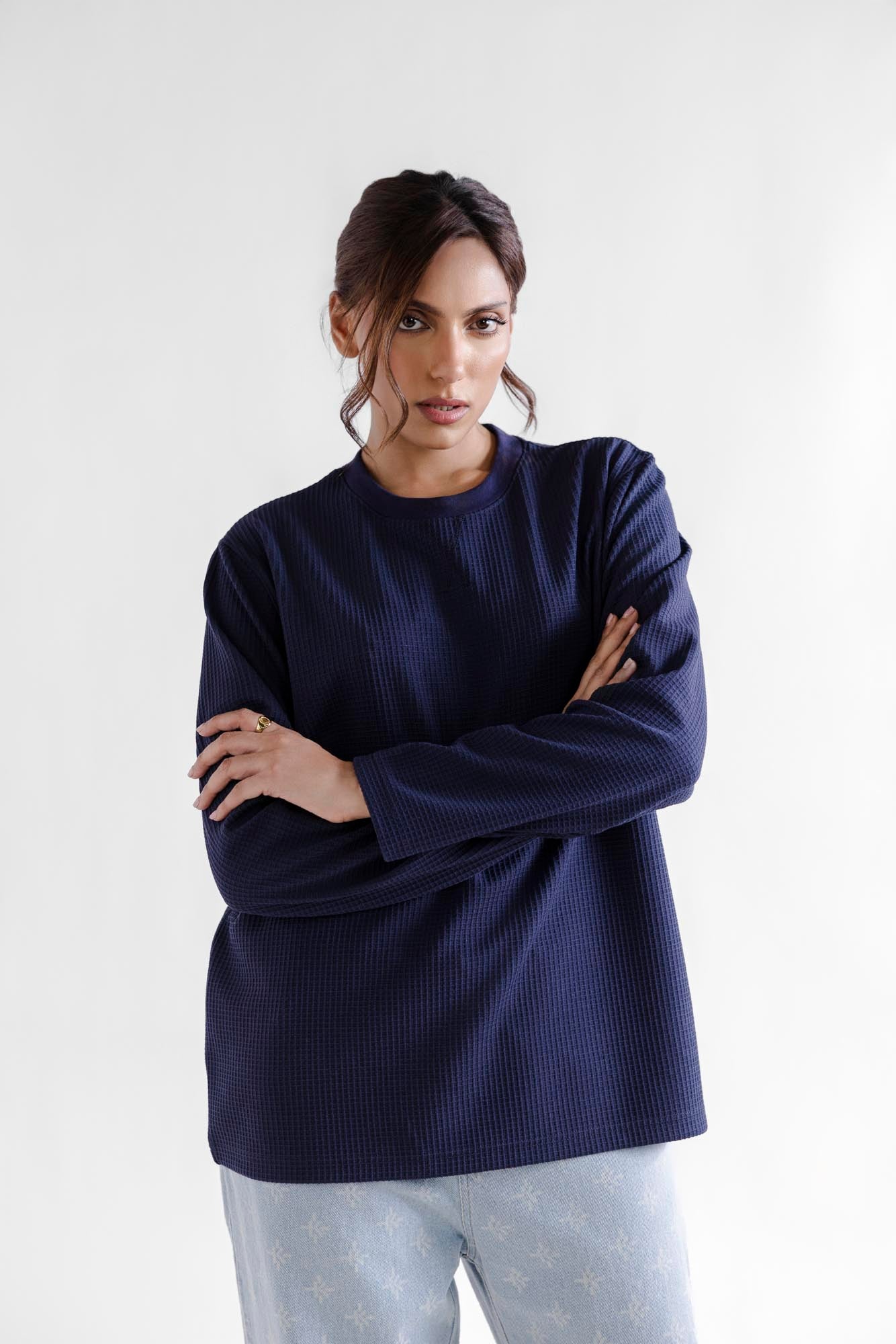 Waffle Knit Sweatshirt V2 - 2 Colours
