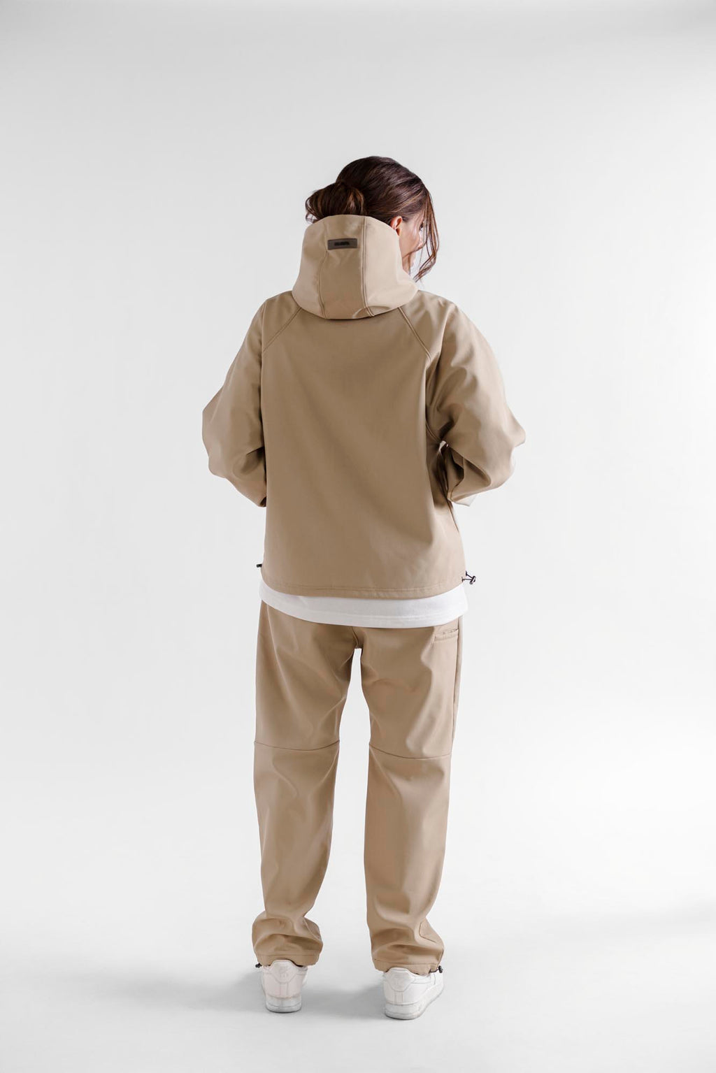 Water Repellent Tech Fleece Tracks - Beige