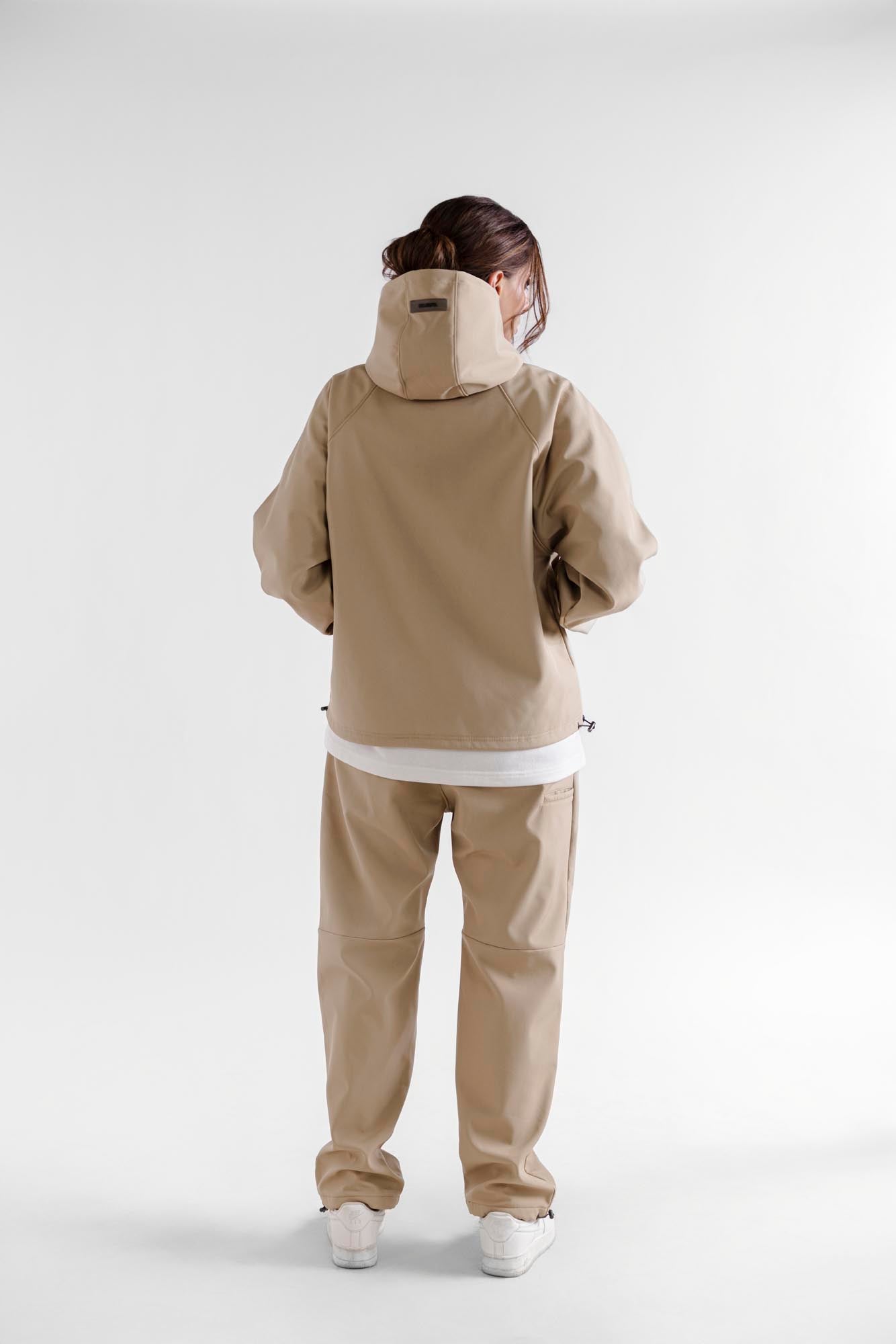 Water Repellent Tech Fleece Tracks - Beige