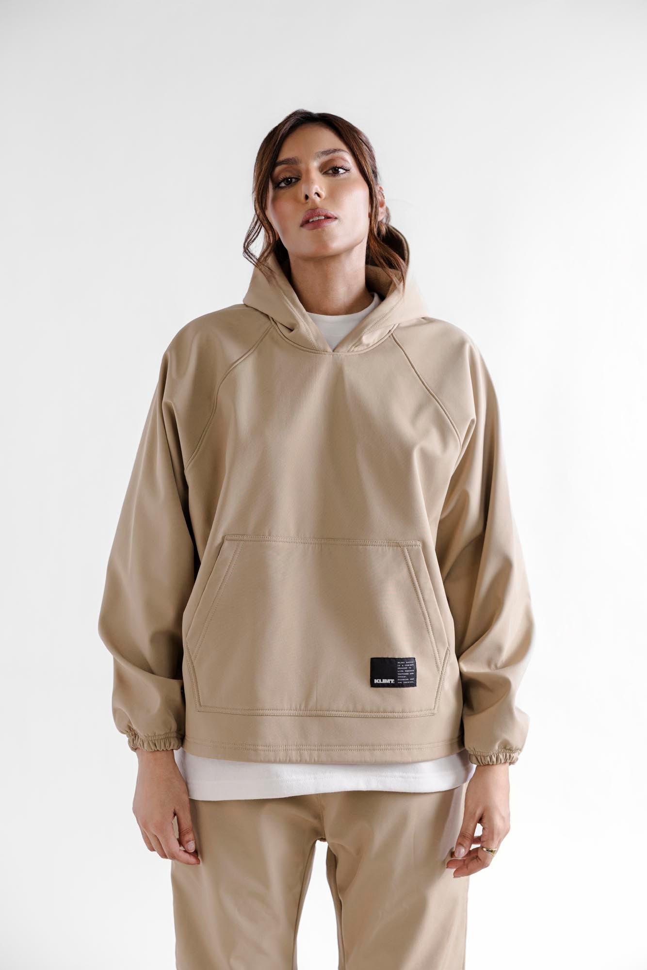 ウェア ELECTRIC WATER REPELENT TECH HOOD Water Repellent Tech Fleece Hoodie - Beige