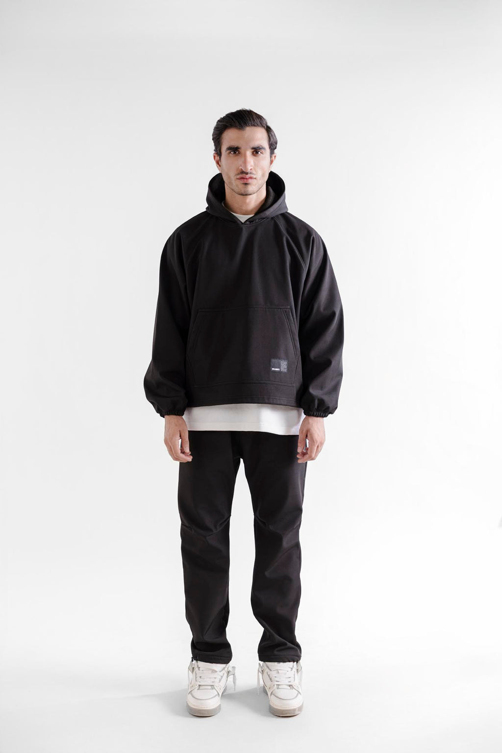 Water Repellent Tech Fleece Tracks - Black