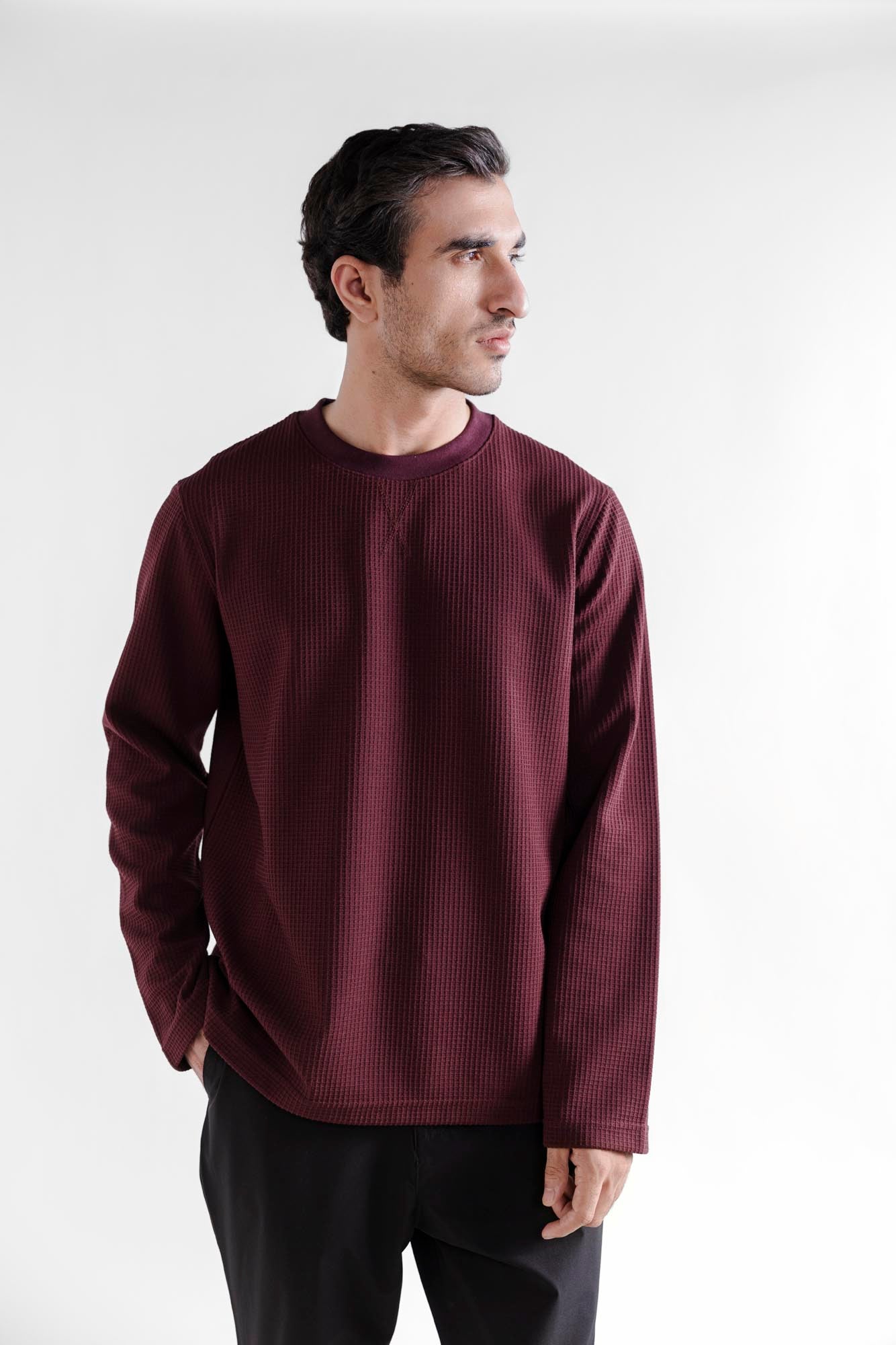 Waffle Knit Sweatshirt V2 - 2 Colours