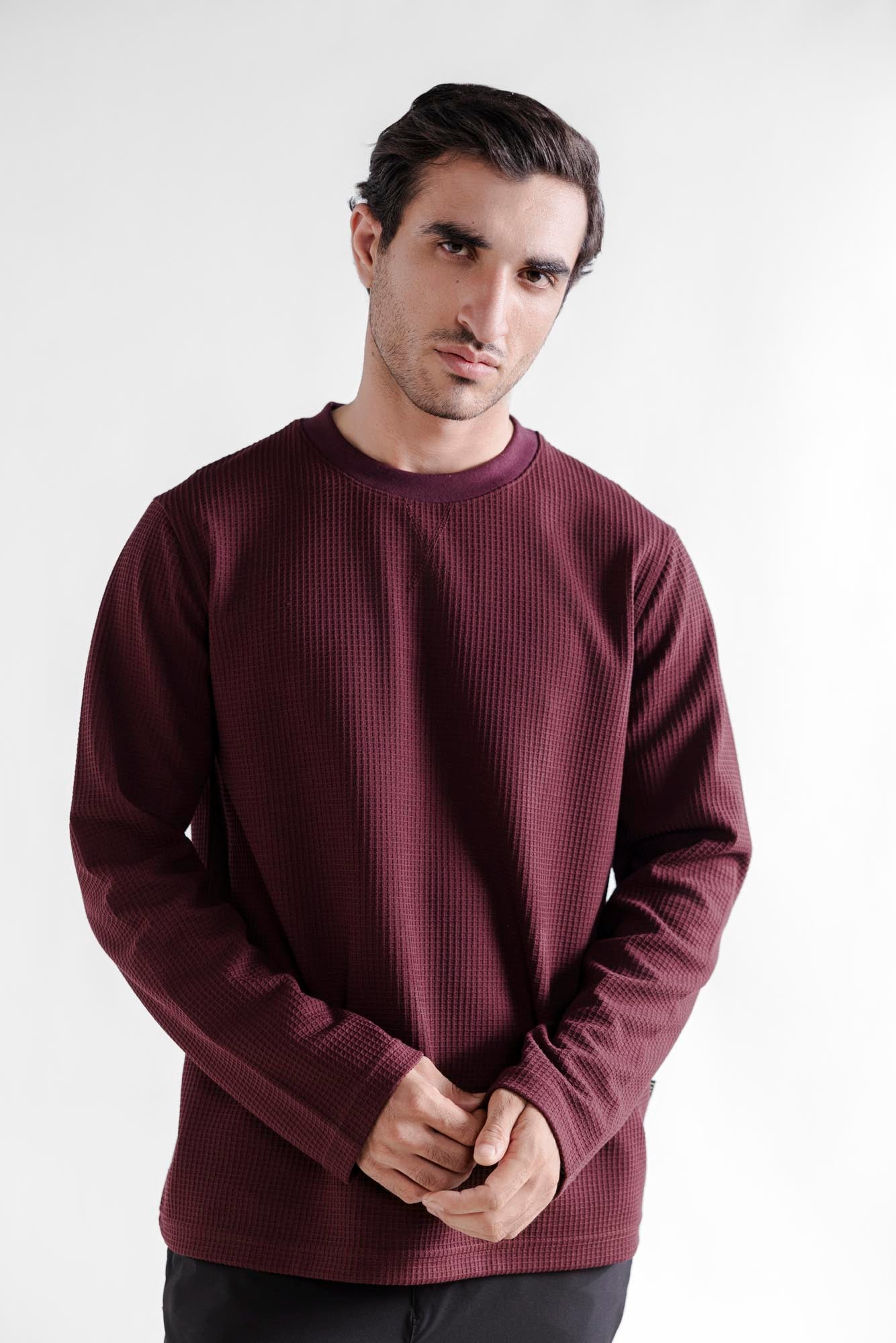 Waffle Knit Sweatshirt V2 - 2 Colours