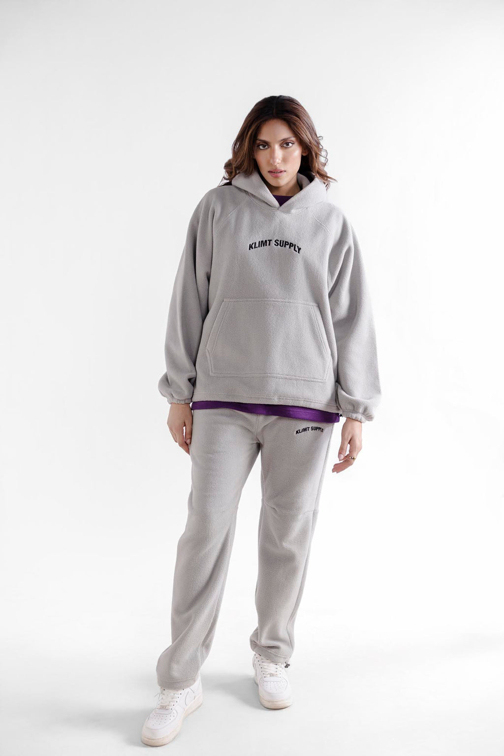 Klimt Fleece Hoodie - Grey