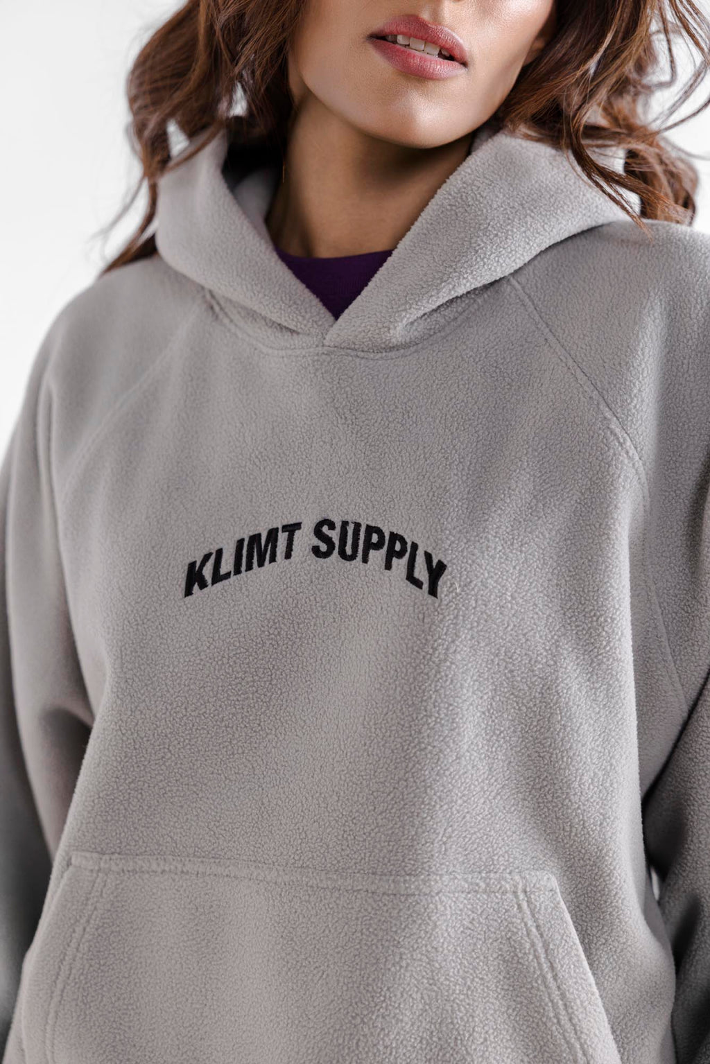 Klimt Fleece Hoodie - Grey
