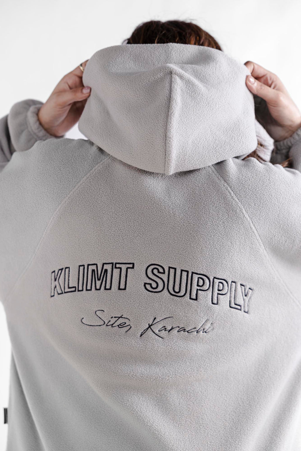 Klimt Fleece Hoodie - Grey