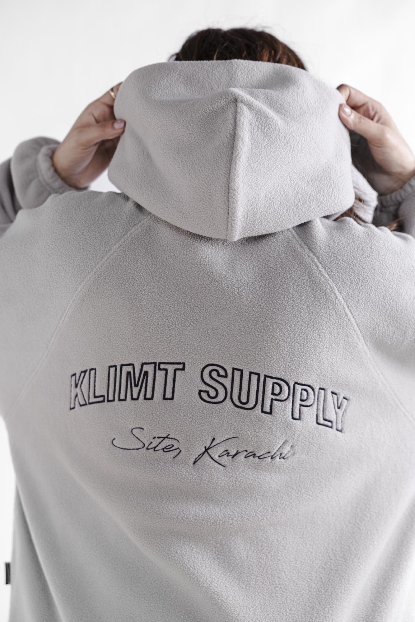 Klimt Fleece Hoodie - Grey