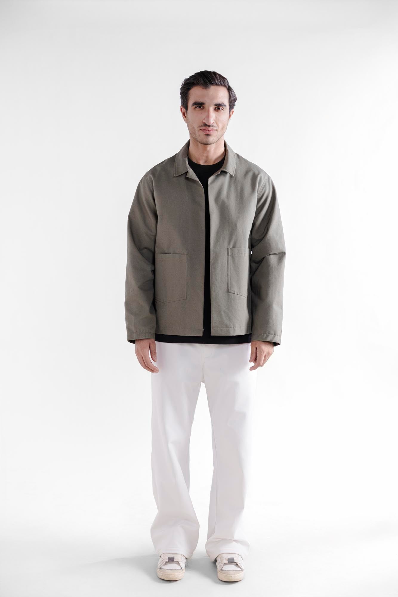 Water Repellent Tech Fleece Tracks - White