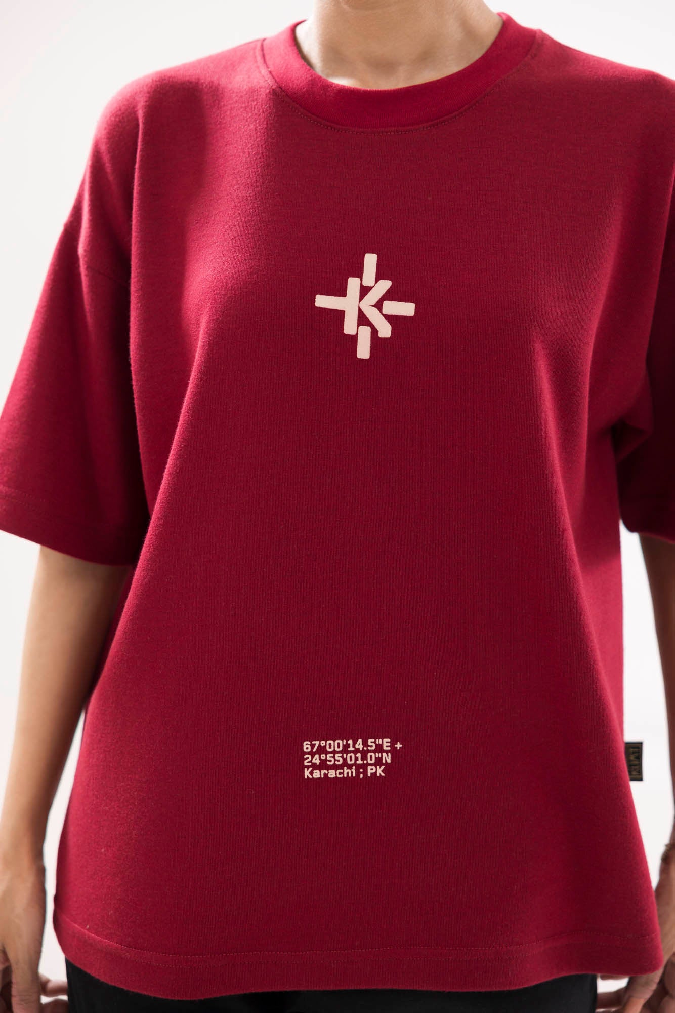 Emblem Tshirt - Burgundy