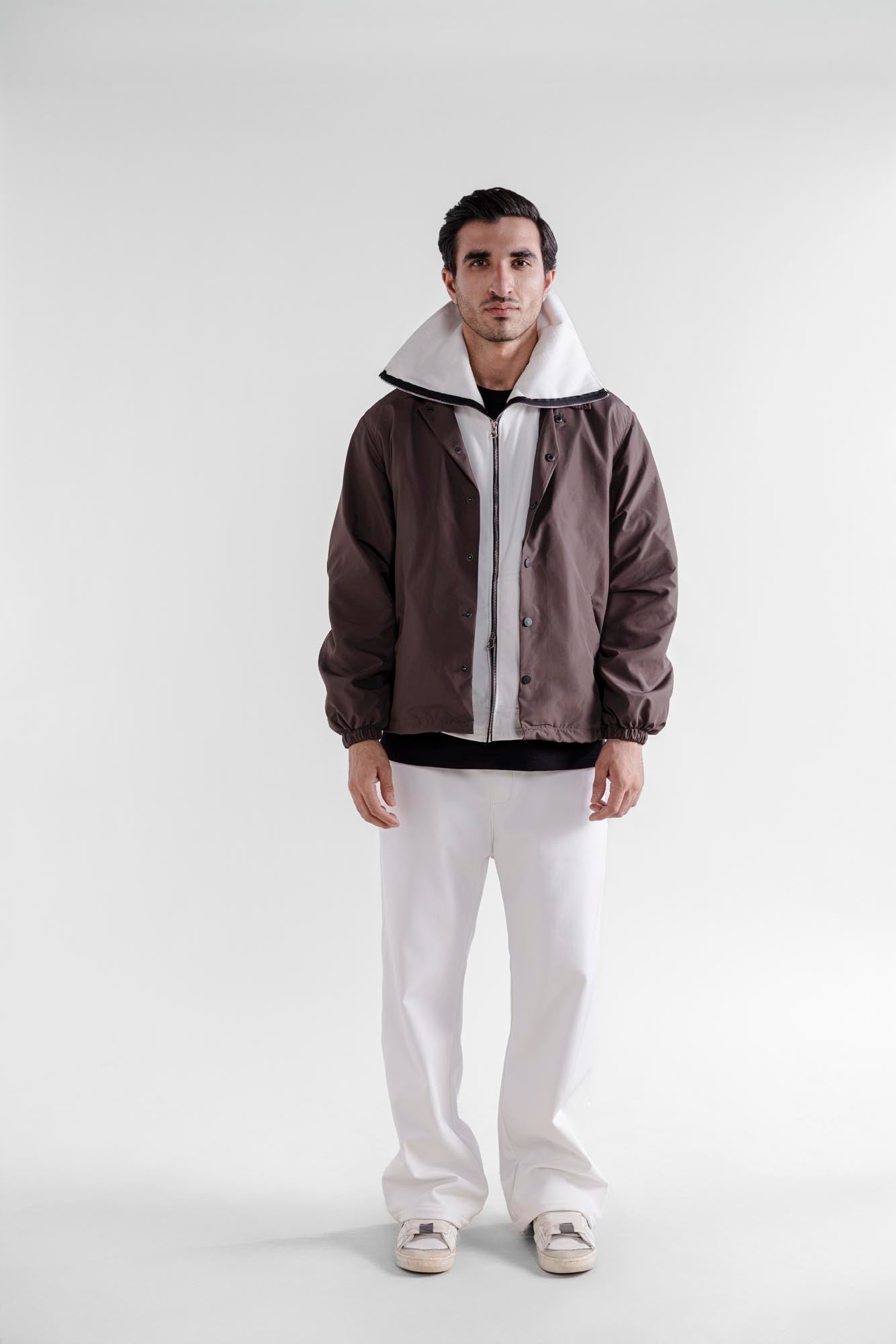 Letterman Shacket - 2 Colours