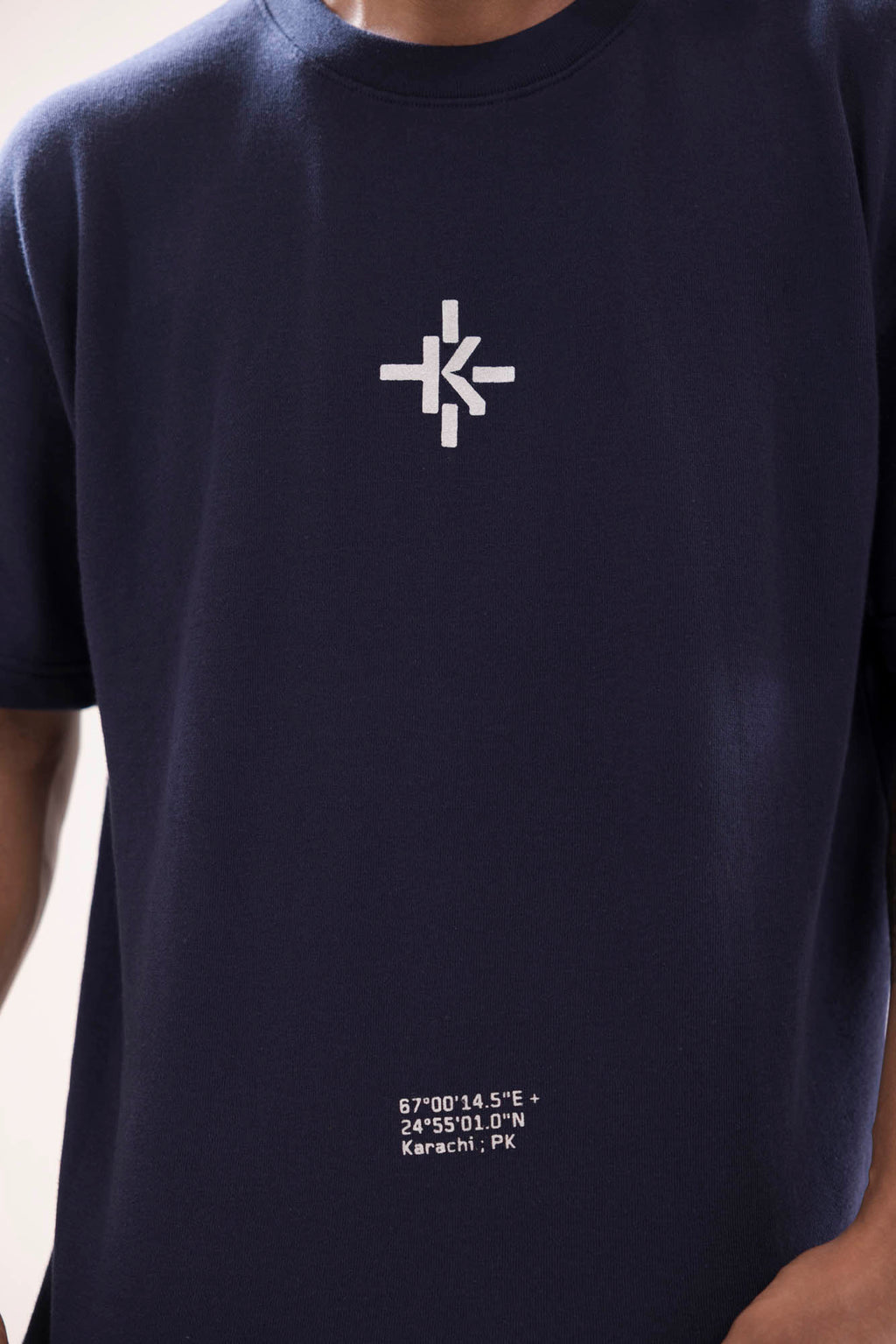 Emblem Tshirt - Indigo Blue