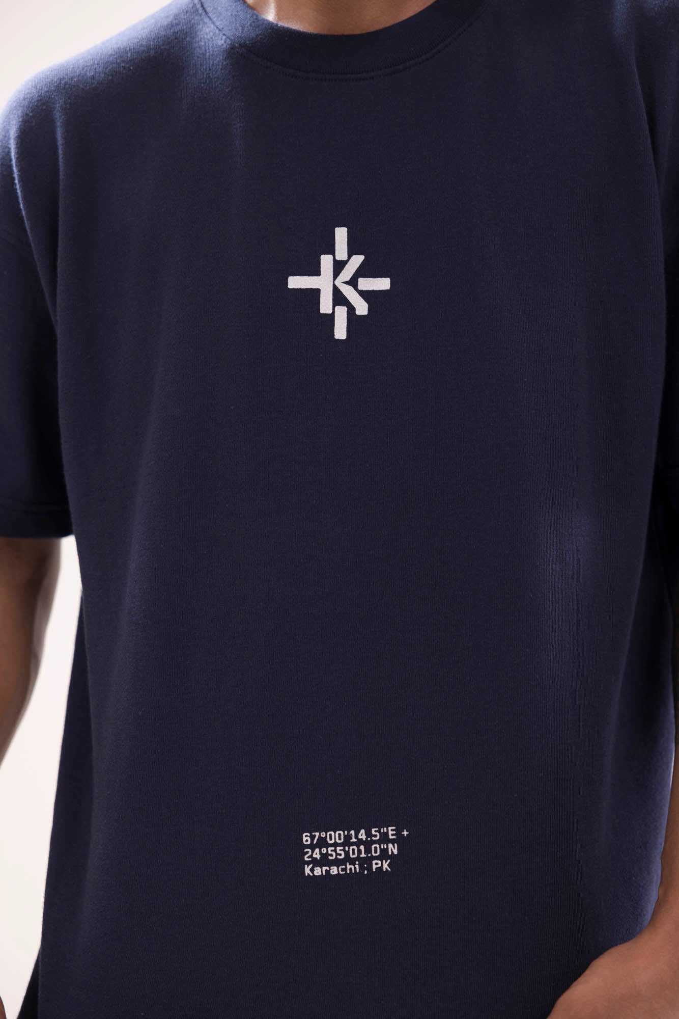 Emblem Tshirt - Indigo Blue