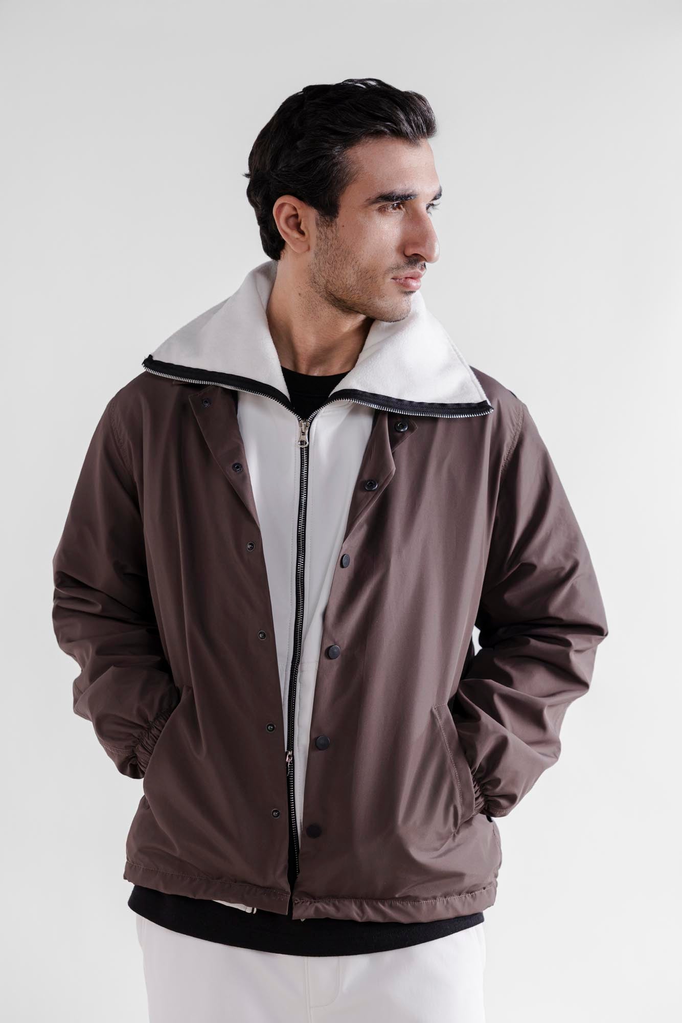 Letterman Shacket - 2 Colours