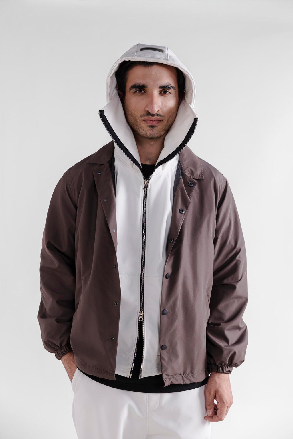 Letterman Shacket - 2 Colours