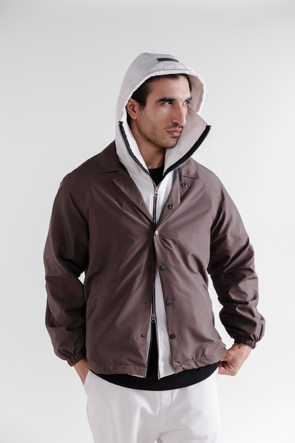 Letterman Shacket - 2 Colours