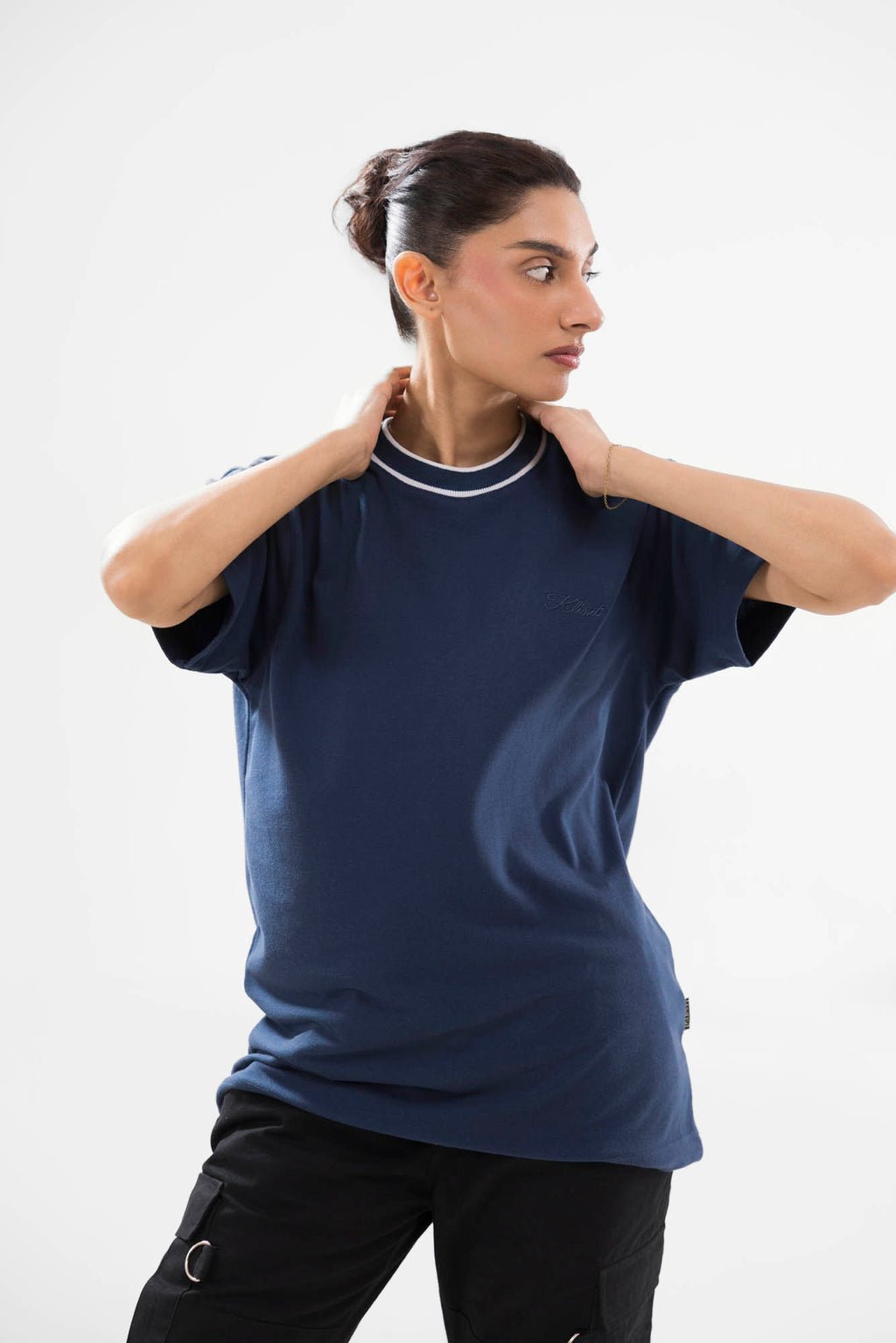 Stripe Collar Essential Tshirt - 3 Colours