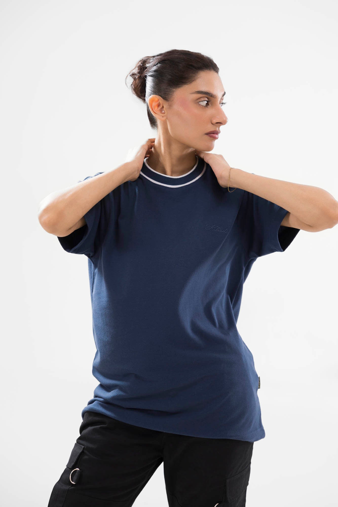 Stripe Collar Essential Tshirt - 3 Colours