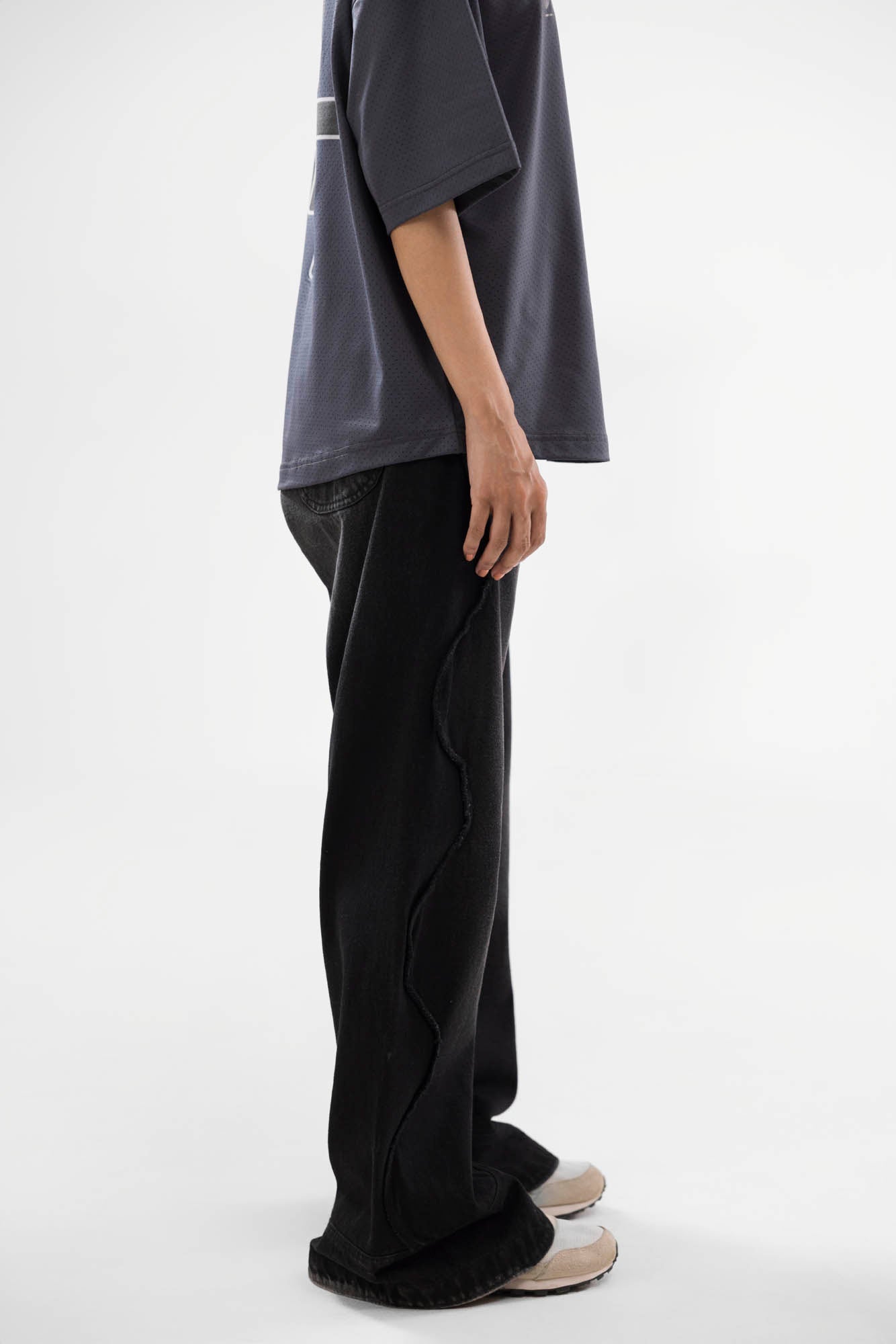 Wavy Denim Jeans