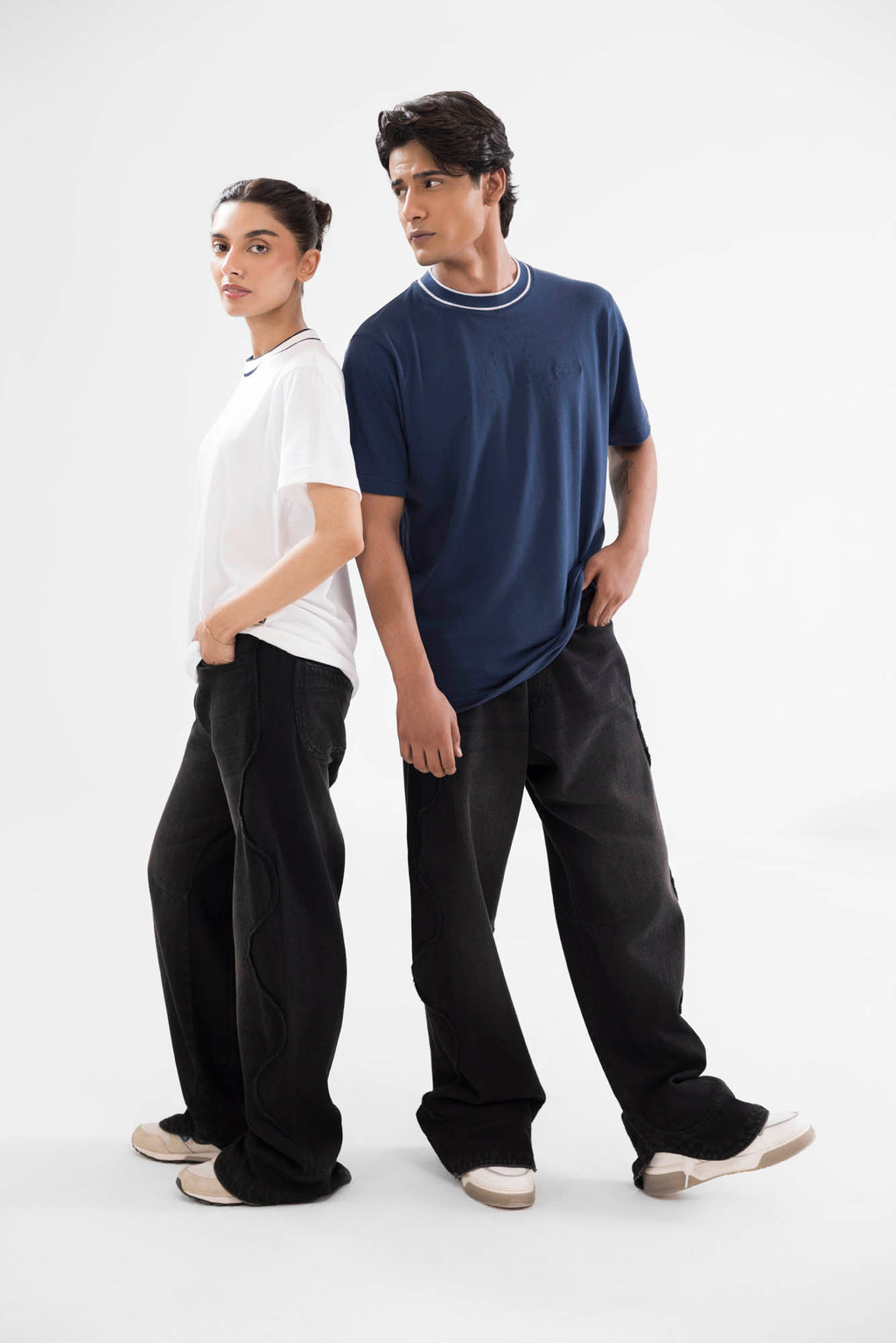 Wavy Denim Jeans