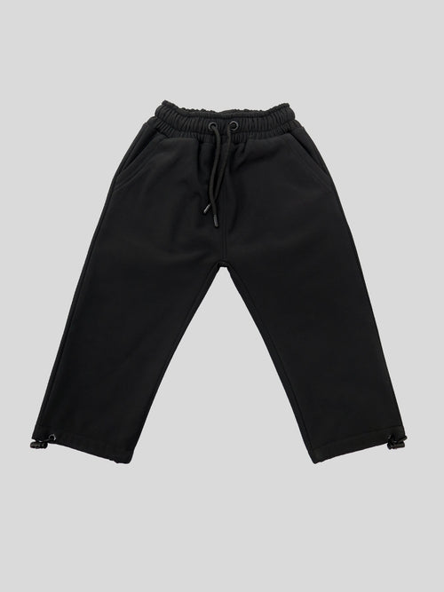 Black Tech Fleece Tracks - Kids