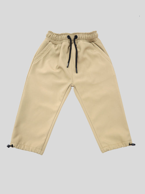 Biege Tech Fleece Tracks - Kids