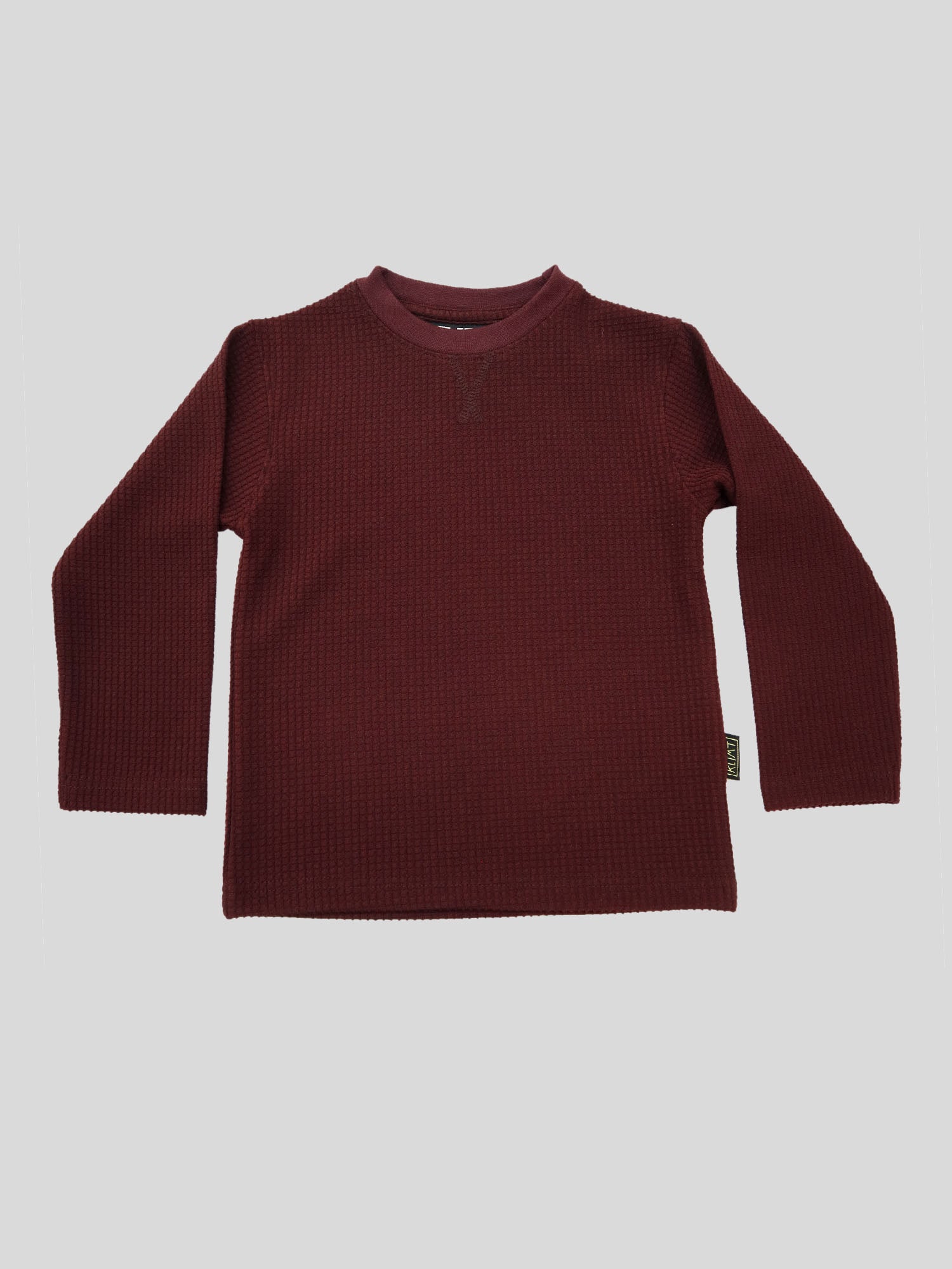Waffle Knit Full Sleeves - 2 Colours - Kids