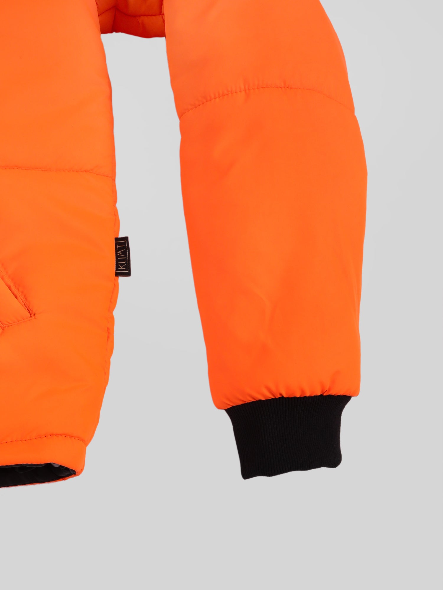 Orange Puffer Jacket