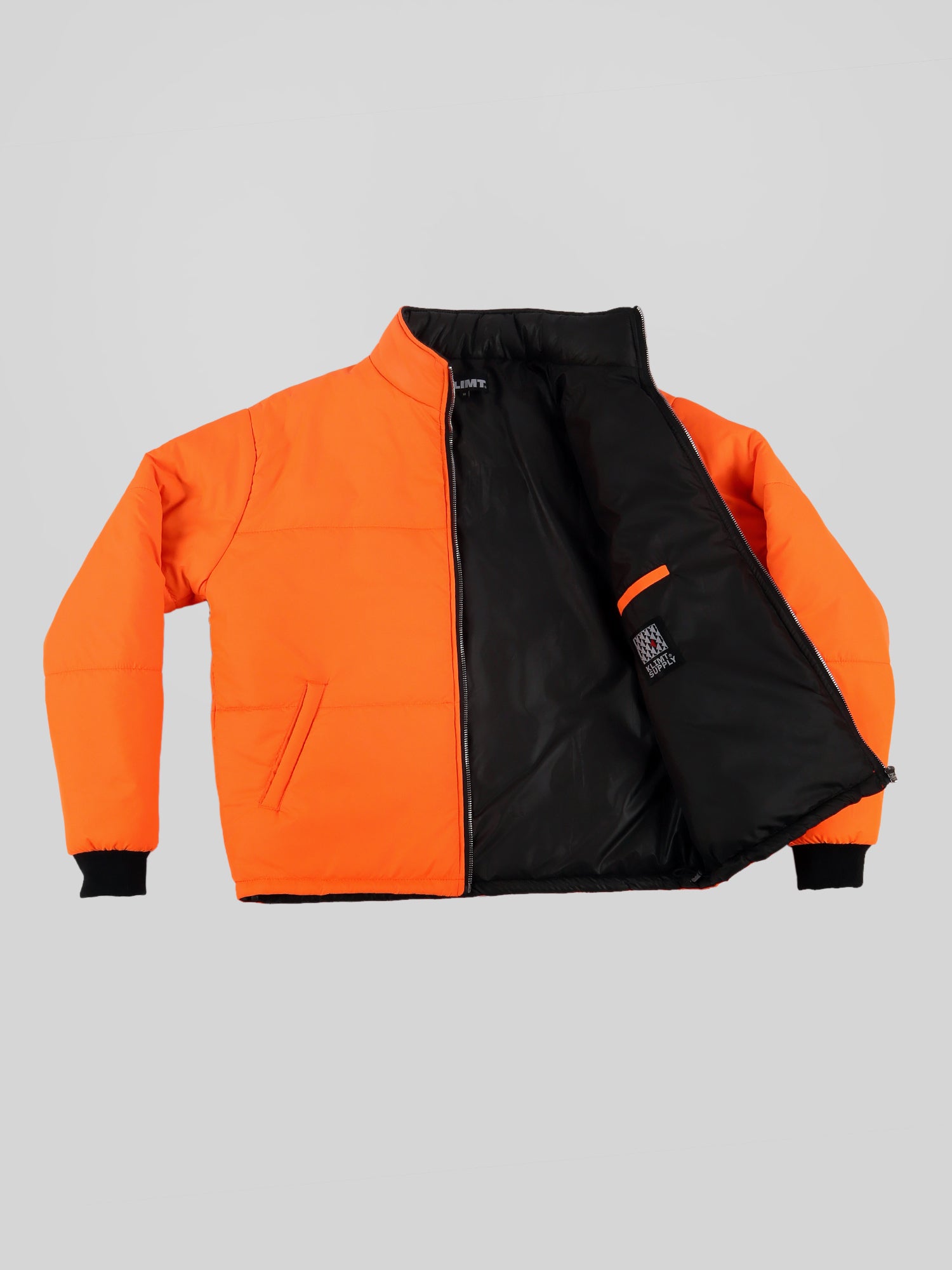 Orange Puffer Jacket