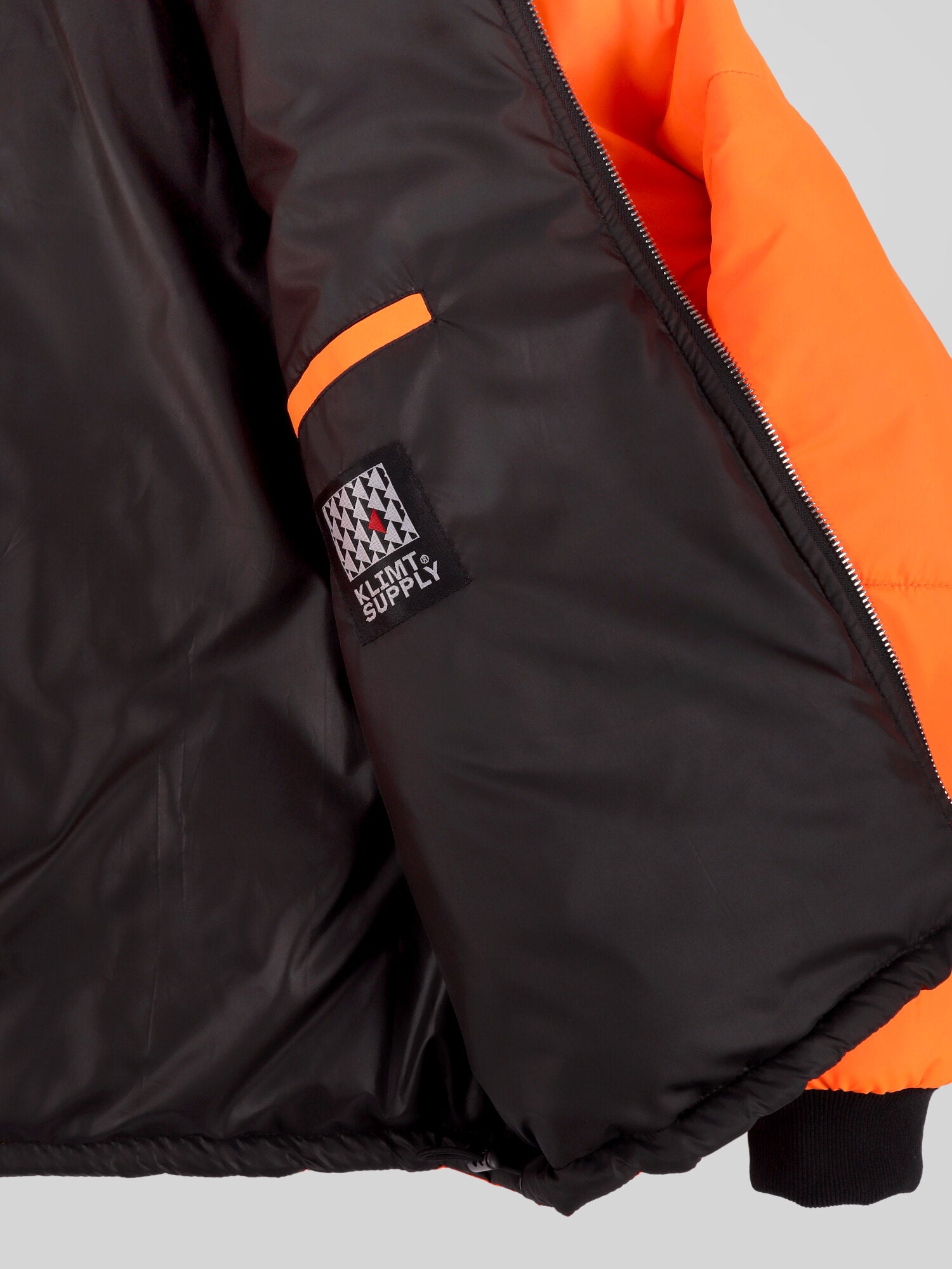 Orange Puffer Jacket