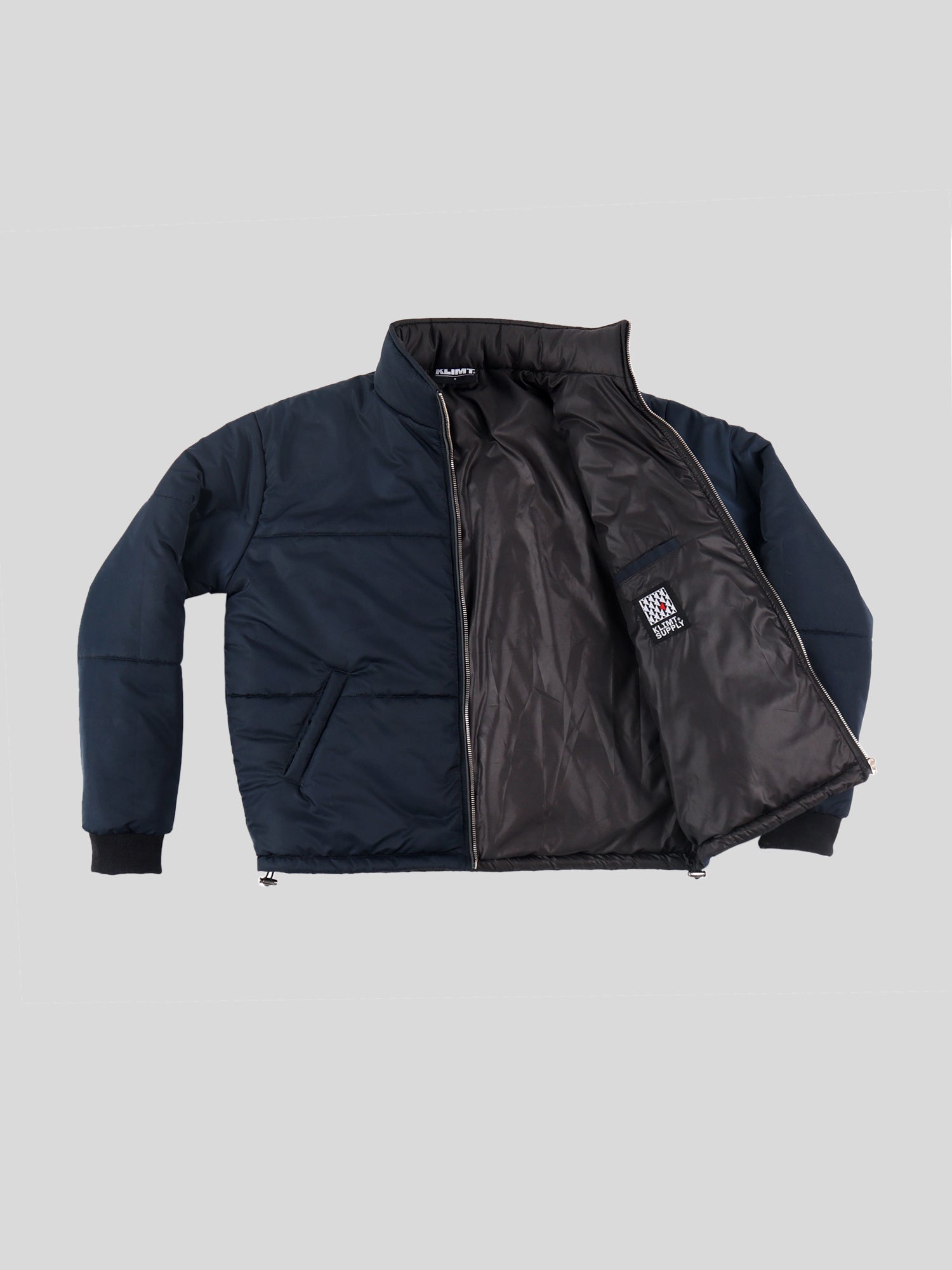 Indigo Blue Puffer Jacket