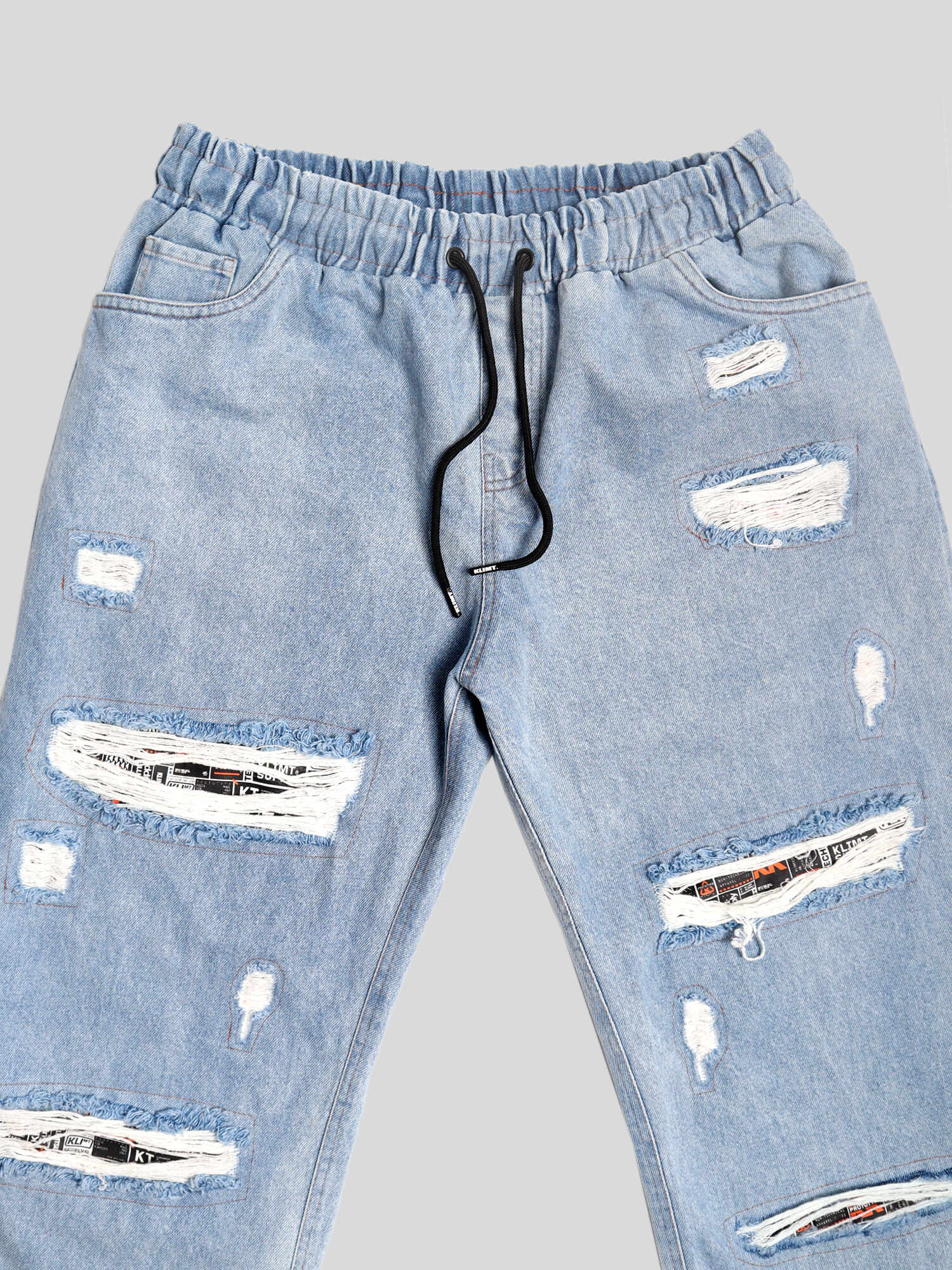 Distressed Denim Jeans