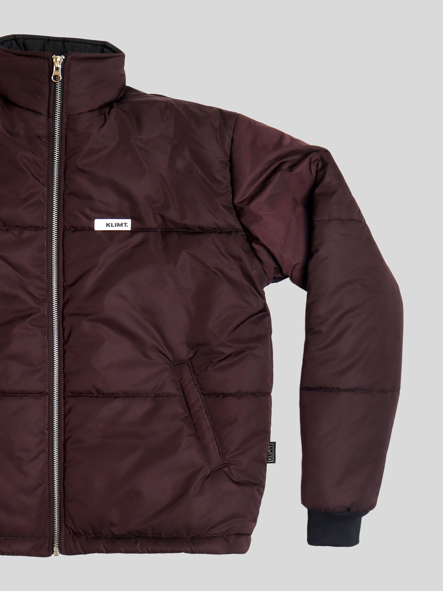 Plum Puffer Jacket