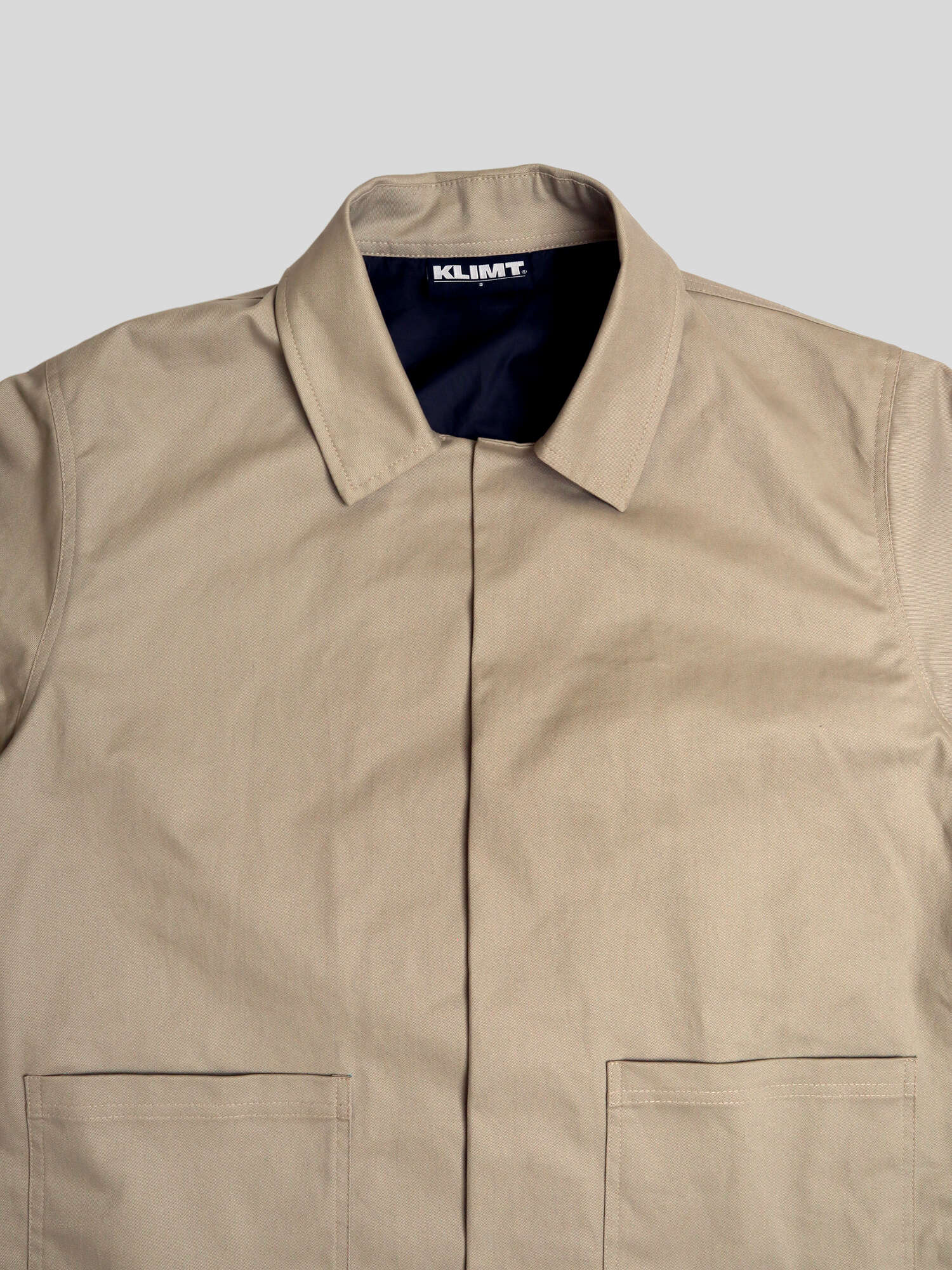 Khaki Twill Shacket