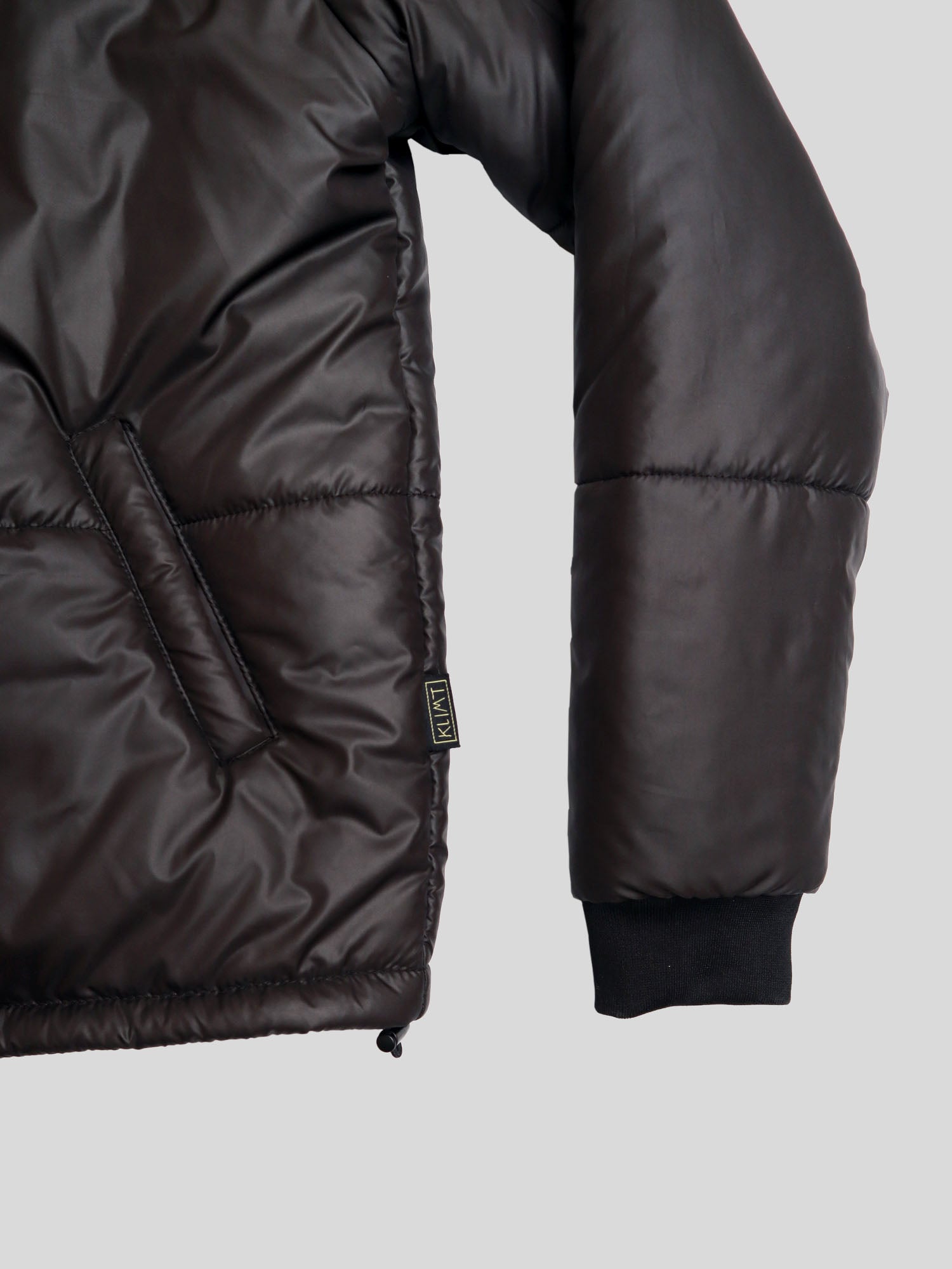 Matte Black Puffer Jacket