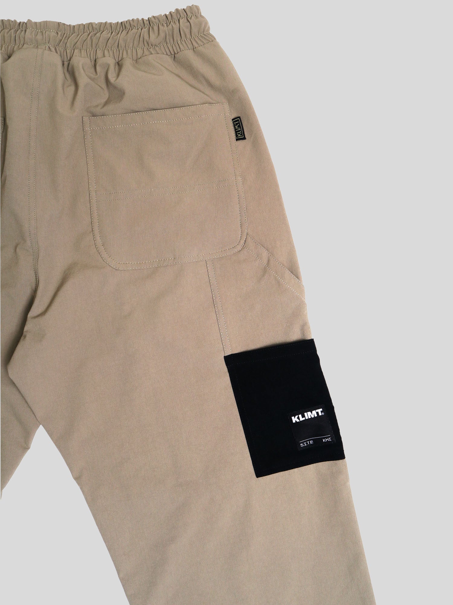 Nylon Colour Block Trousers