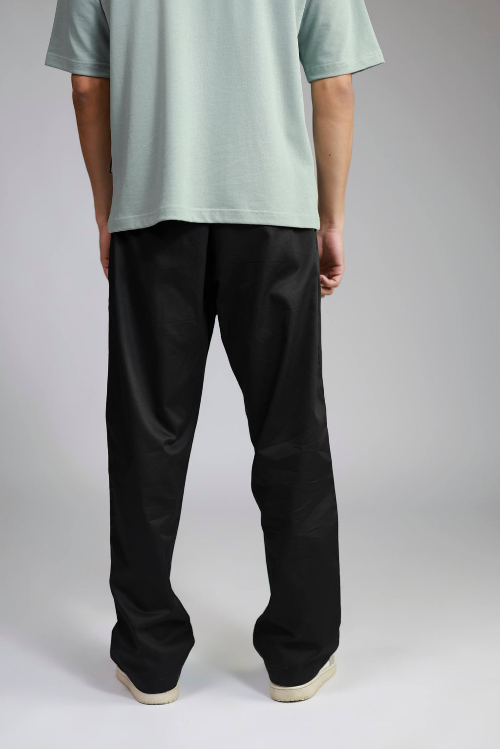 Black Pleated Pants