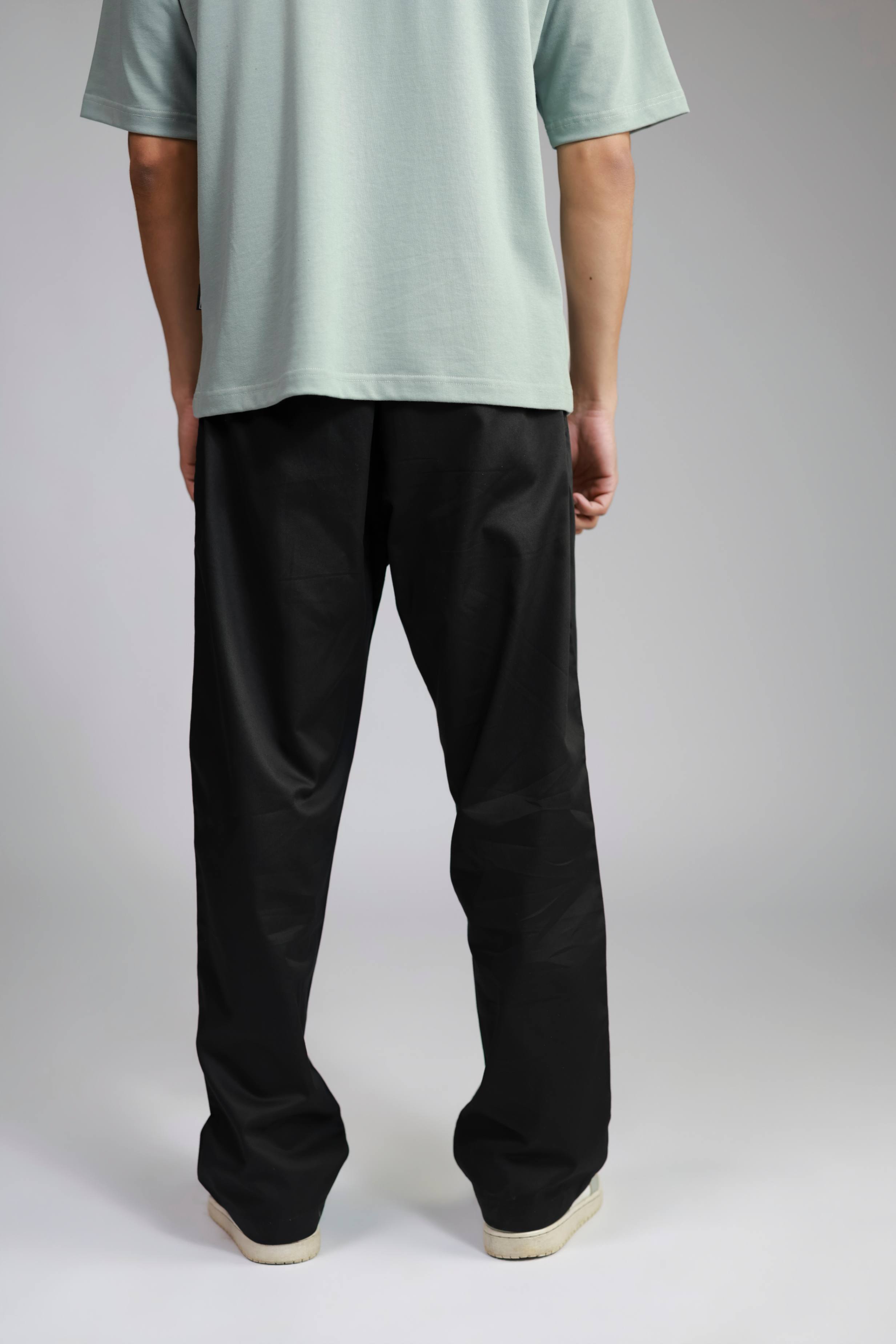 Black Pleated Pants