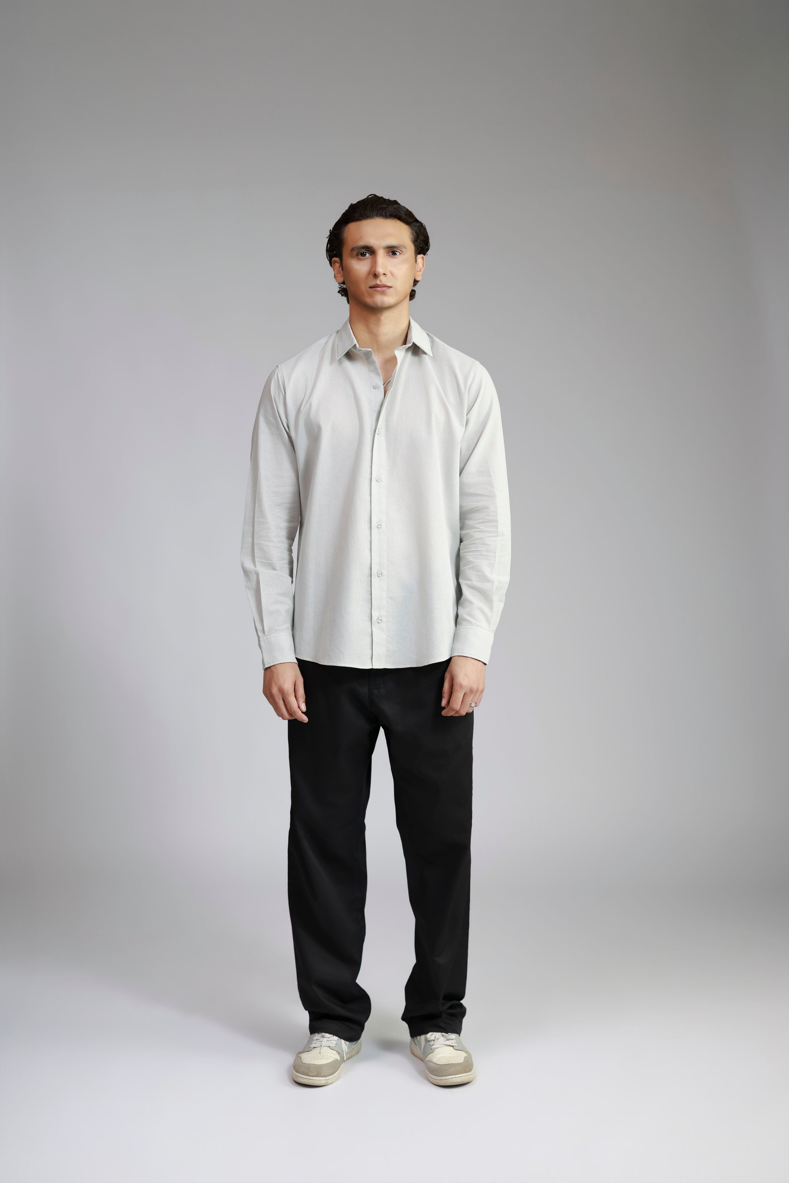 Black Pleated Pants