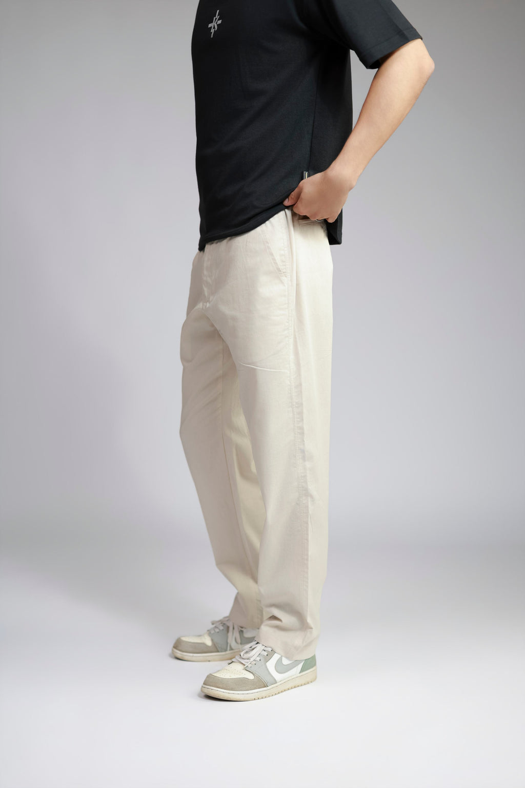 Linen Pants - Beige
